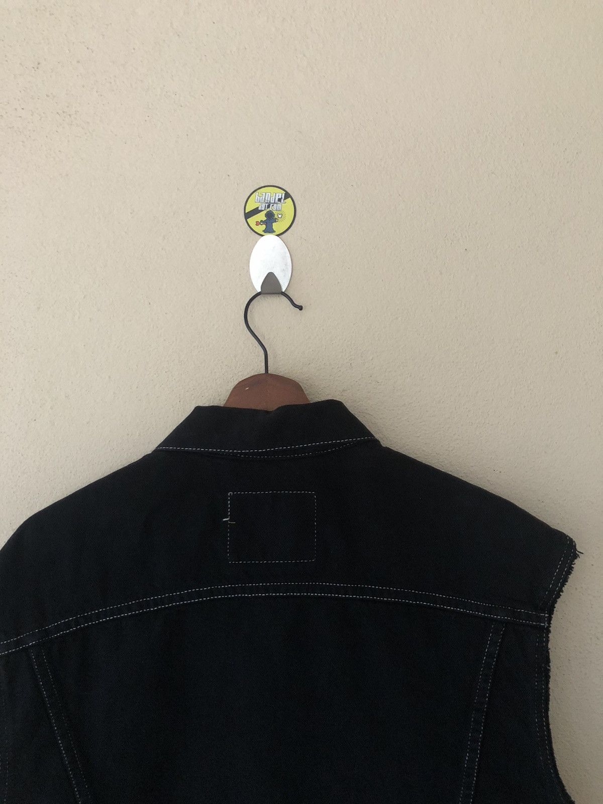 Levi's × Levi's Vintage Clothing × Vintage Vintage Levis Disstressed Black Vest Size US L / EU 52-54 / 3 - 8 Thumbnail
