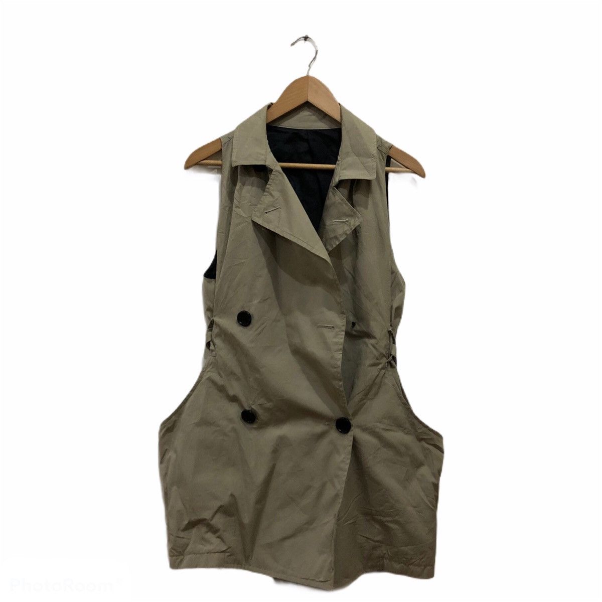 Japanese Brand Sleeveless Trench DRitte Parachute Bike Design Size US M / EU 48-50 / 2 - 1 Thumbnail
