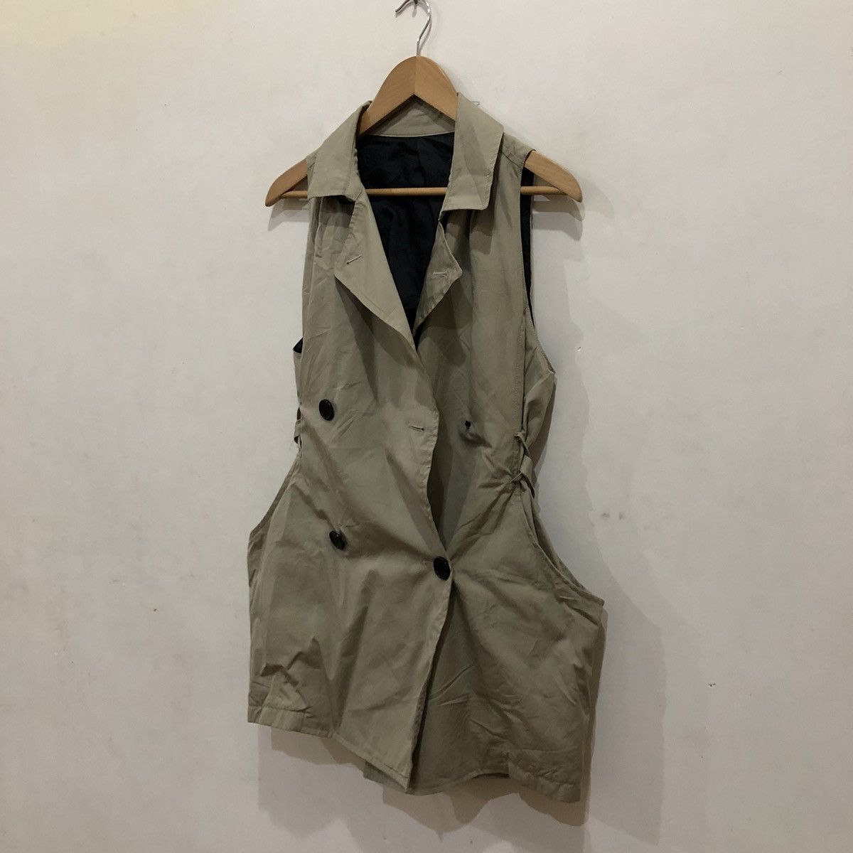 Japanese Brand Sleeveless Trench DRitte Parachute Bike Design Size US M / EU 48-50 / 2 - 2 Thumbnail
