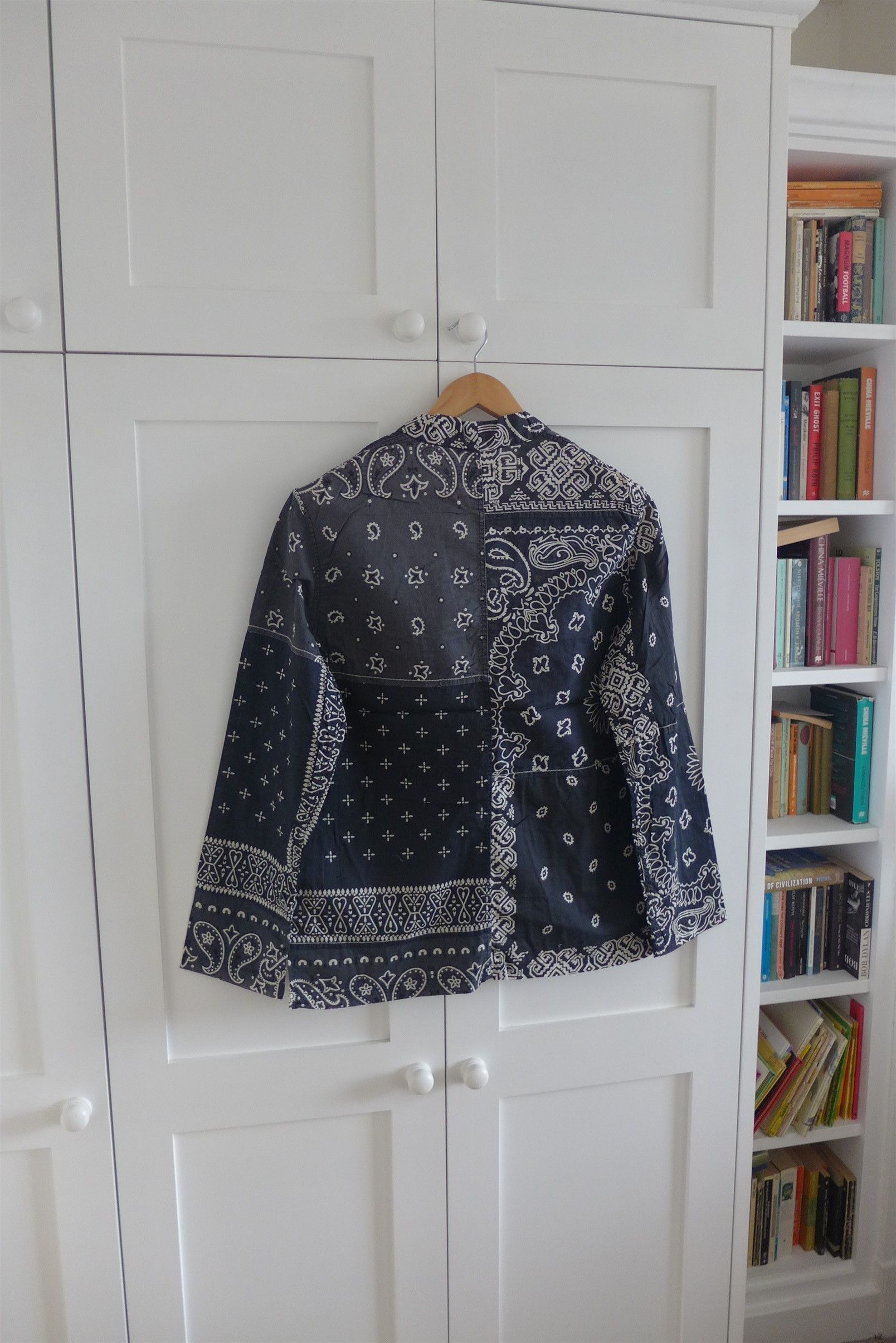 Kapital Kapital Kakashi Bandana Patchwork Kimono Shirt - Black Size US L / EU 52-54 / 3 - 2 Thumbnail