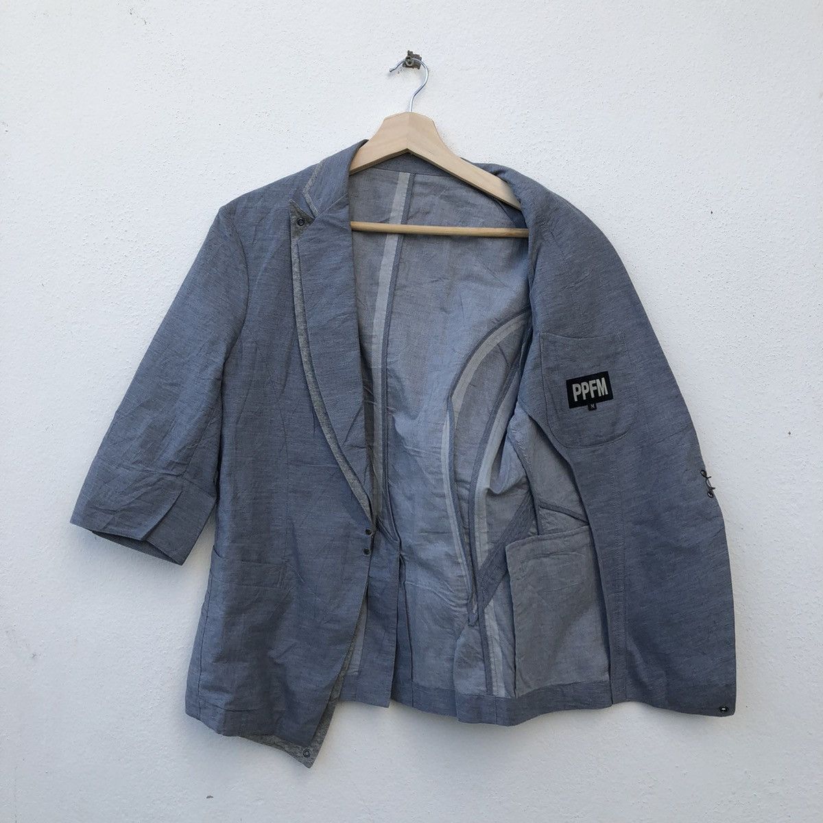 Japanese Brand DOUBLE BREAST RARE DESIGN PPFM JACKET PUNK DESIGN Size US M / EU 48-50 / 2 - 7 Thumbnail