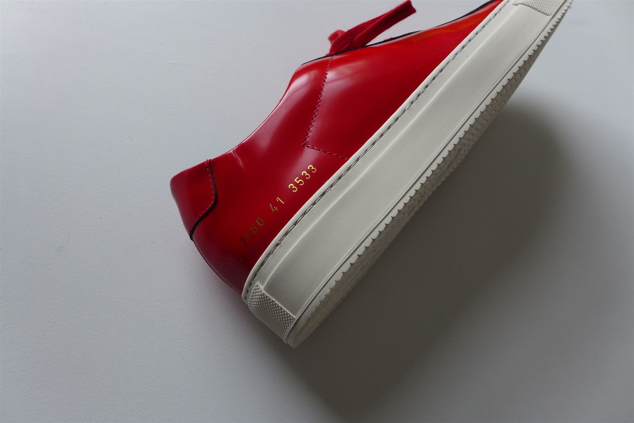 Common Projects Common Projects Achilles Premium Sneakers - Red Size US 8 / EU 41 - 10 Thumbnail