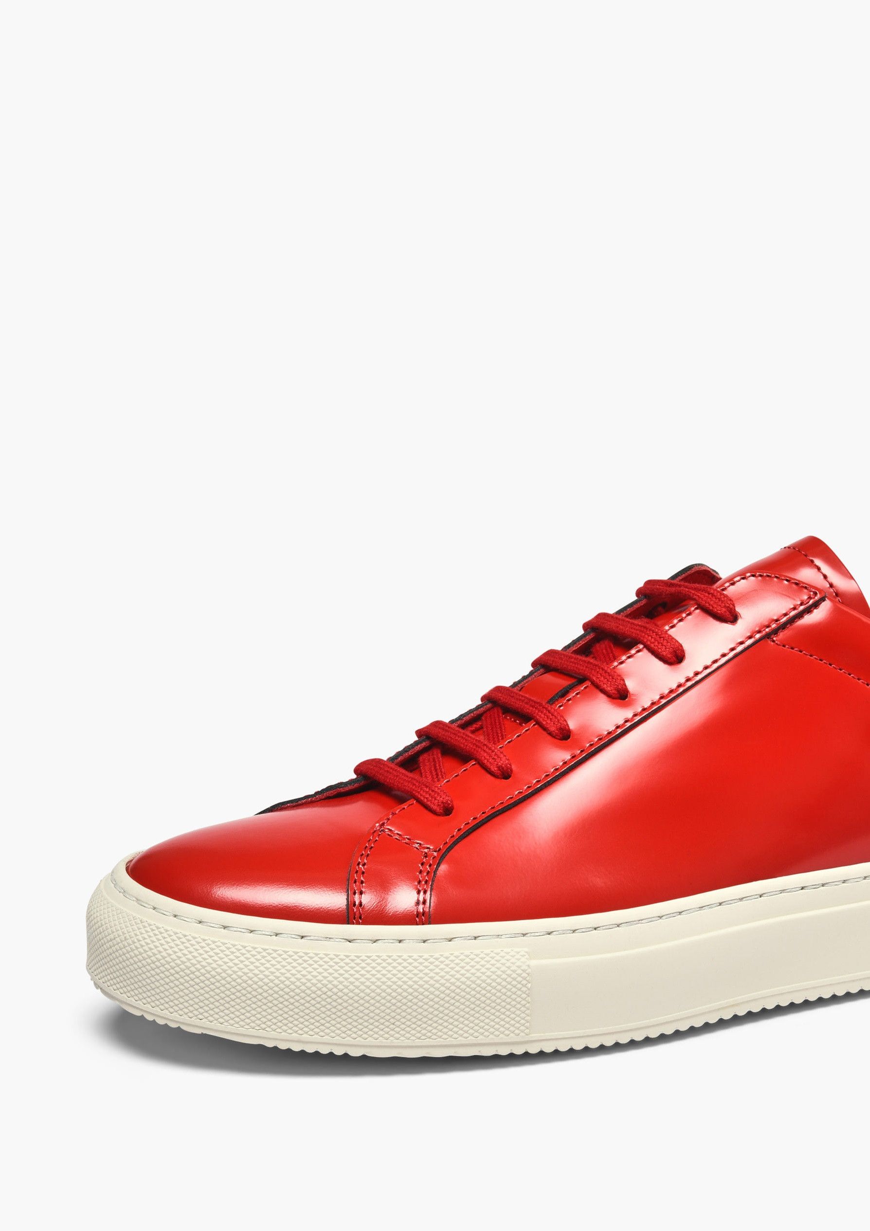 Common Projects Common Projects Achilles Premium Sneakers - Red Size US 8 / EU 41 - 2 Thumbnail