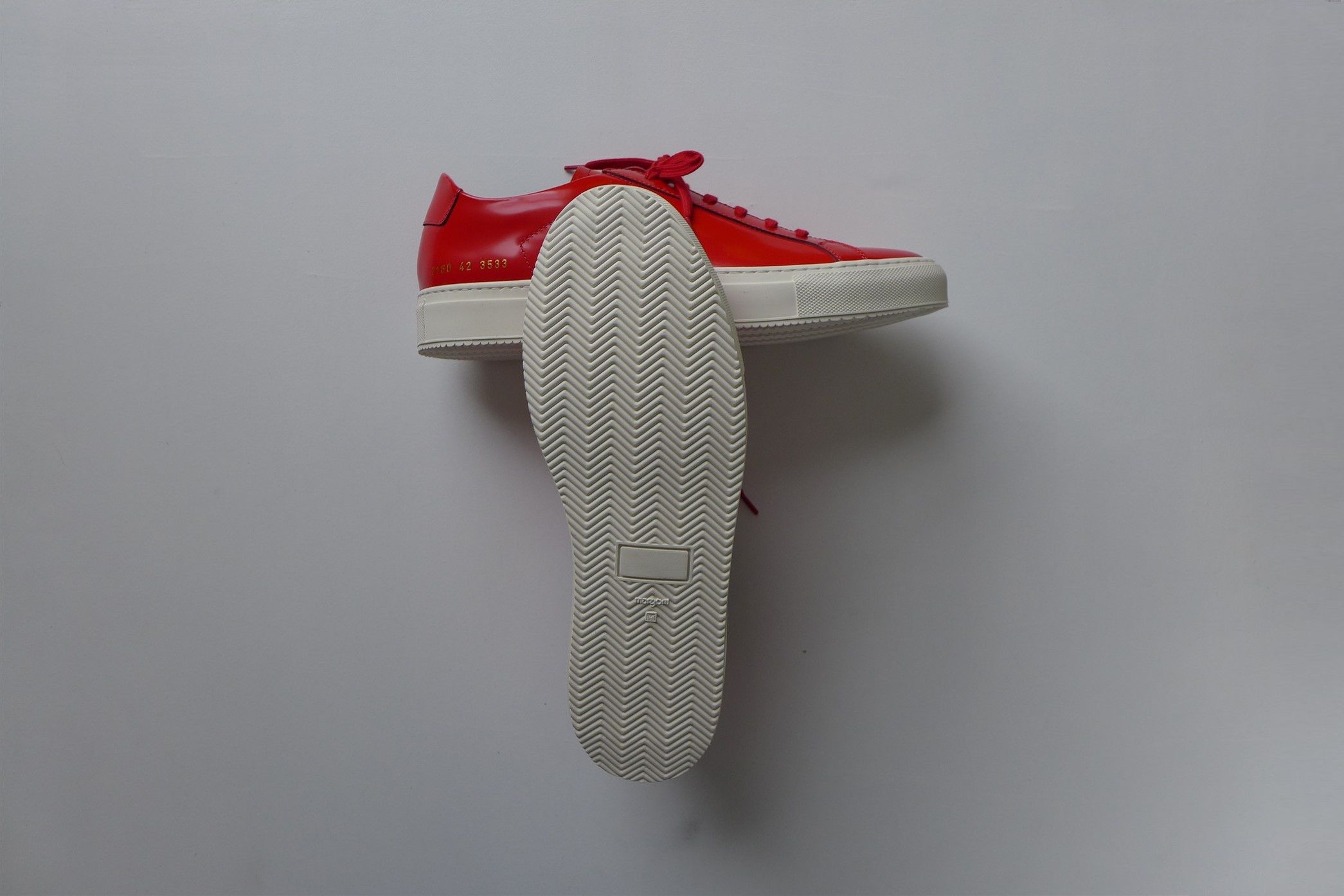 Common Projects Common Projects Achilles Premium Sneakers - Red Size US 9 / EU 42 - 14 Thumbnail