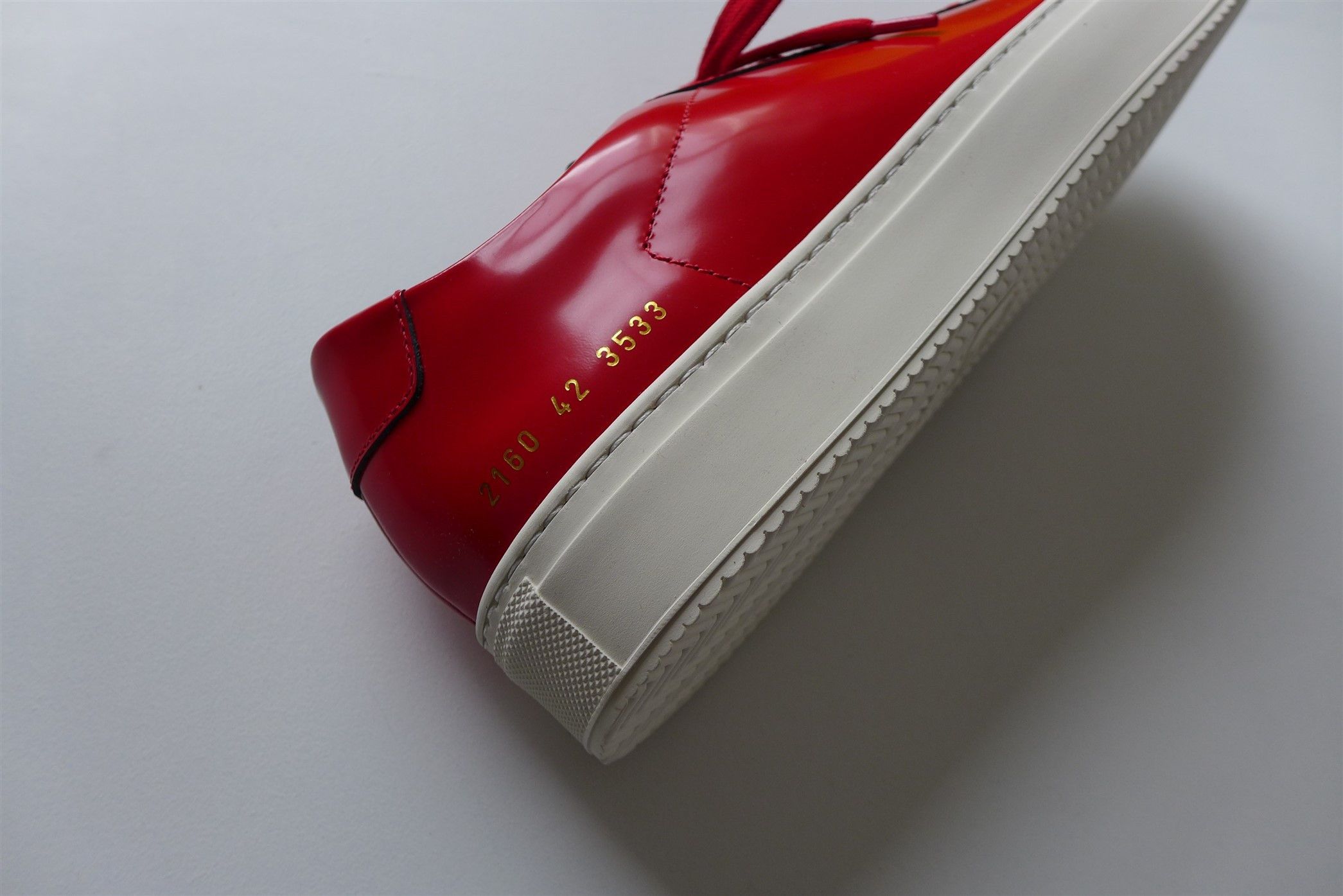 Common Projects Common Projects Achilles Premium Sneakers - Red Size US 9 / EU 42 - 10 Thumbnail