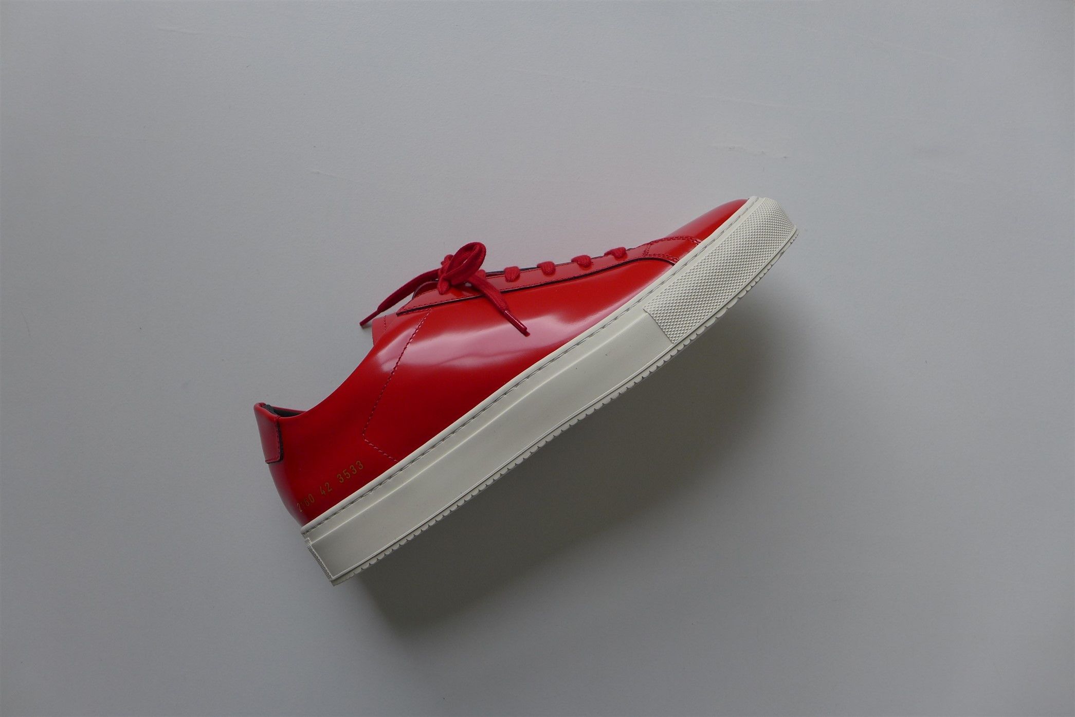 Common Projects Common Projects Achilles Premium Sneakers - Red Size US 9 / EU 42 - 9 Thumbnail