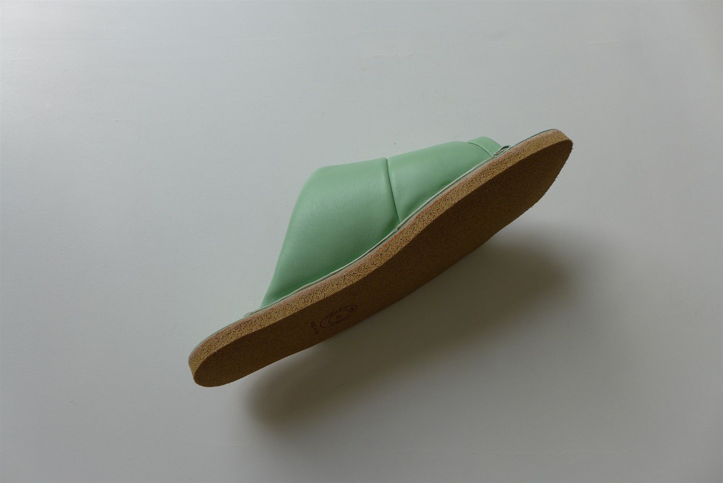 Dries Van Noten Dries Van Noten Slides - Mint Green Leather Size US 10 / EU 43 - 10 Thumbnail