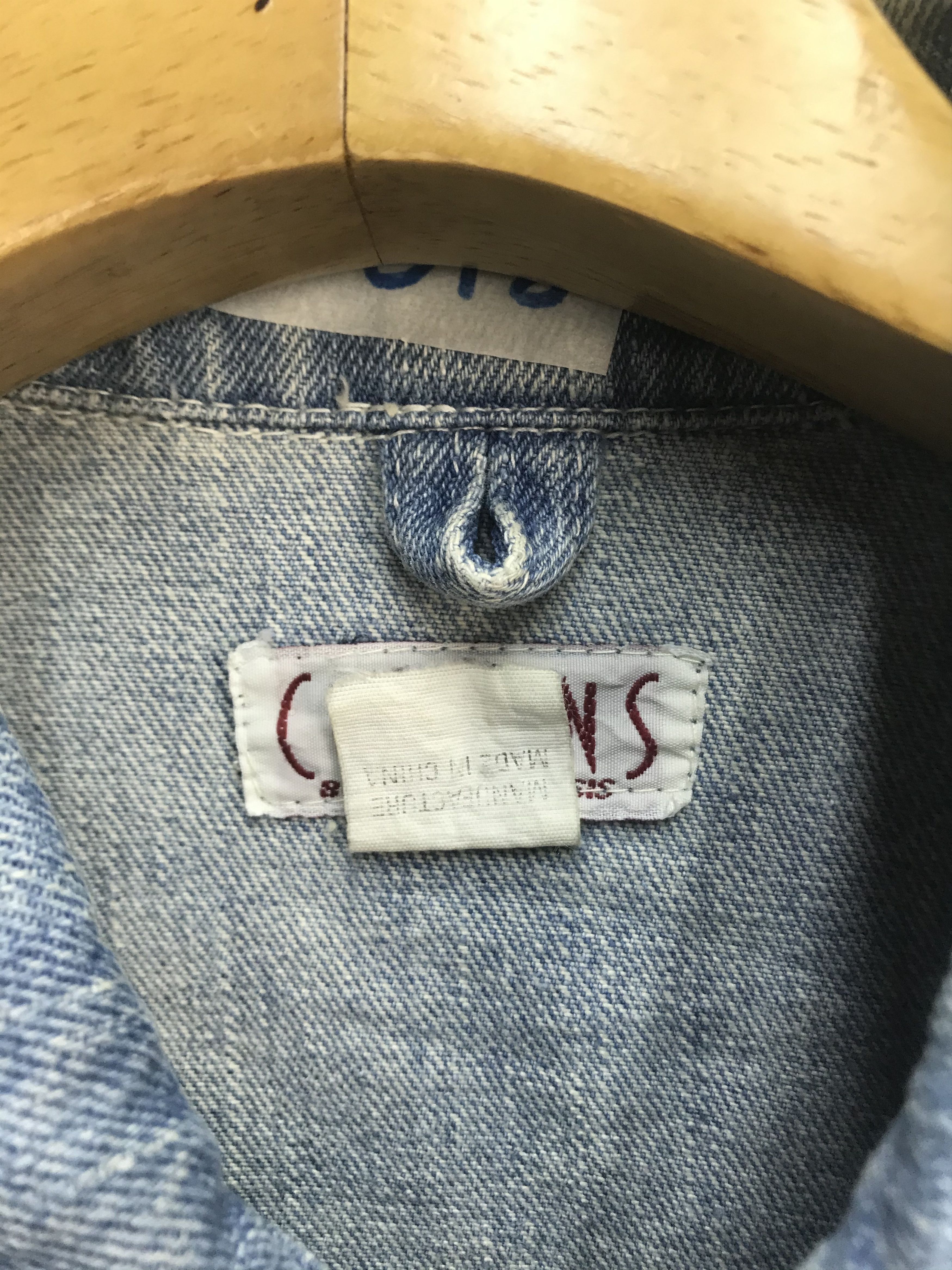 Vintage VINTAGE COLLINS ACID WASH STYLE CHORE JACKET Size US L / EU 52-54 / 3 - 7 Thumbnail