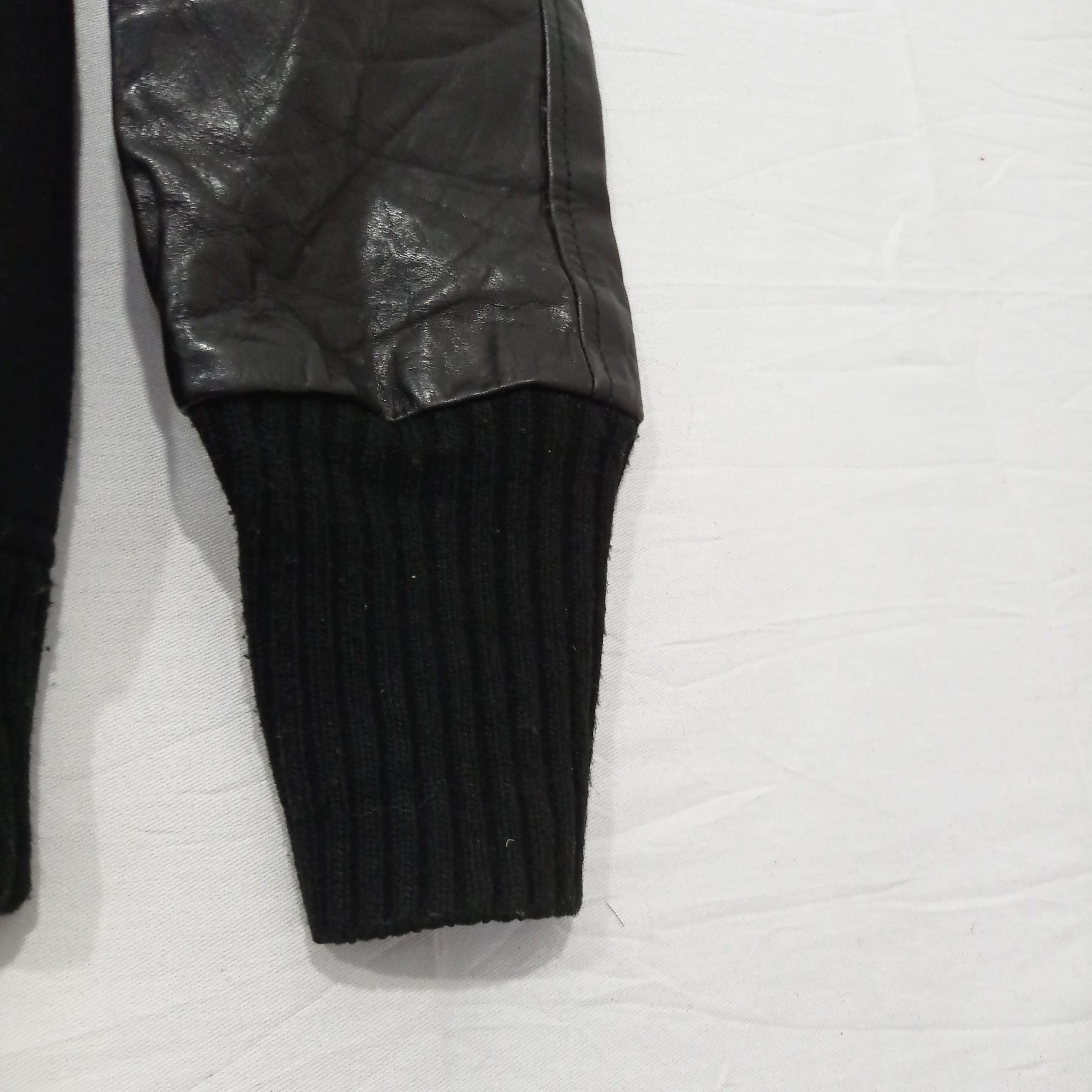 Japanese Brand BOMBER ACOUSTIC LEATHER JAKCET Size US M / EU 48-50 / 2 - 8 Thumbnail