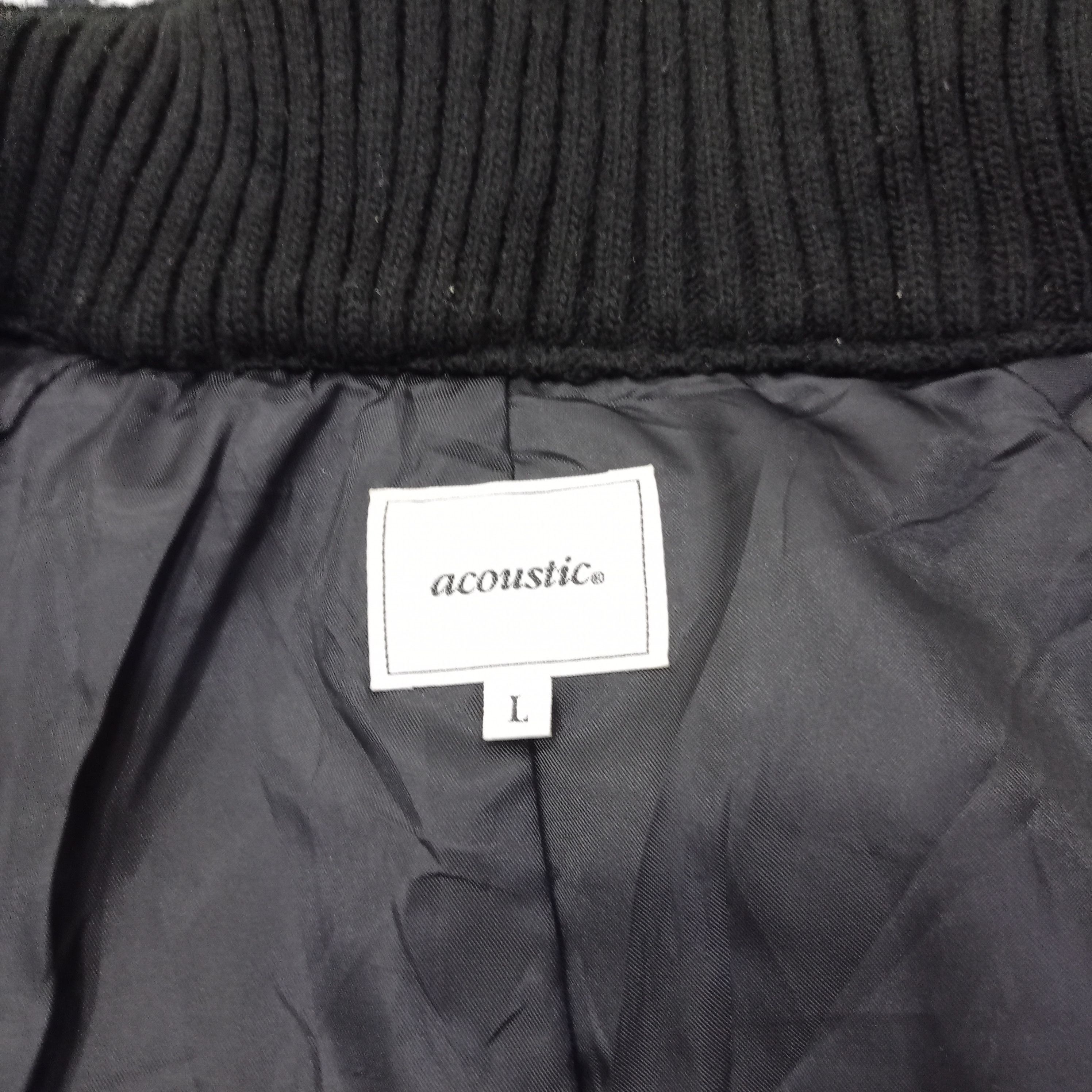 Japanese Brand BOMBER ACOUSTIC LEATHER JAKCET Size US M / EU 48-50 / 2 - 9 Thumbnail