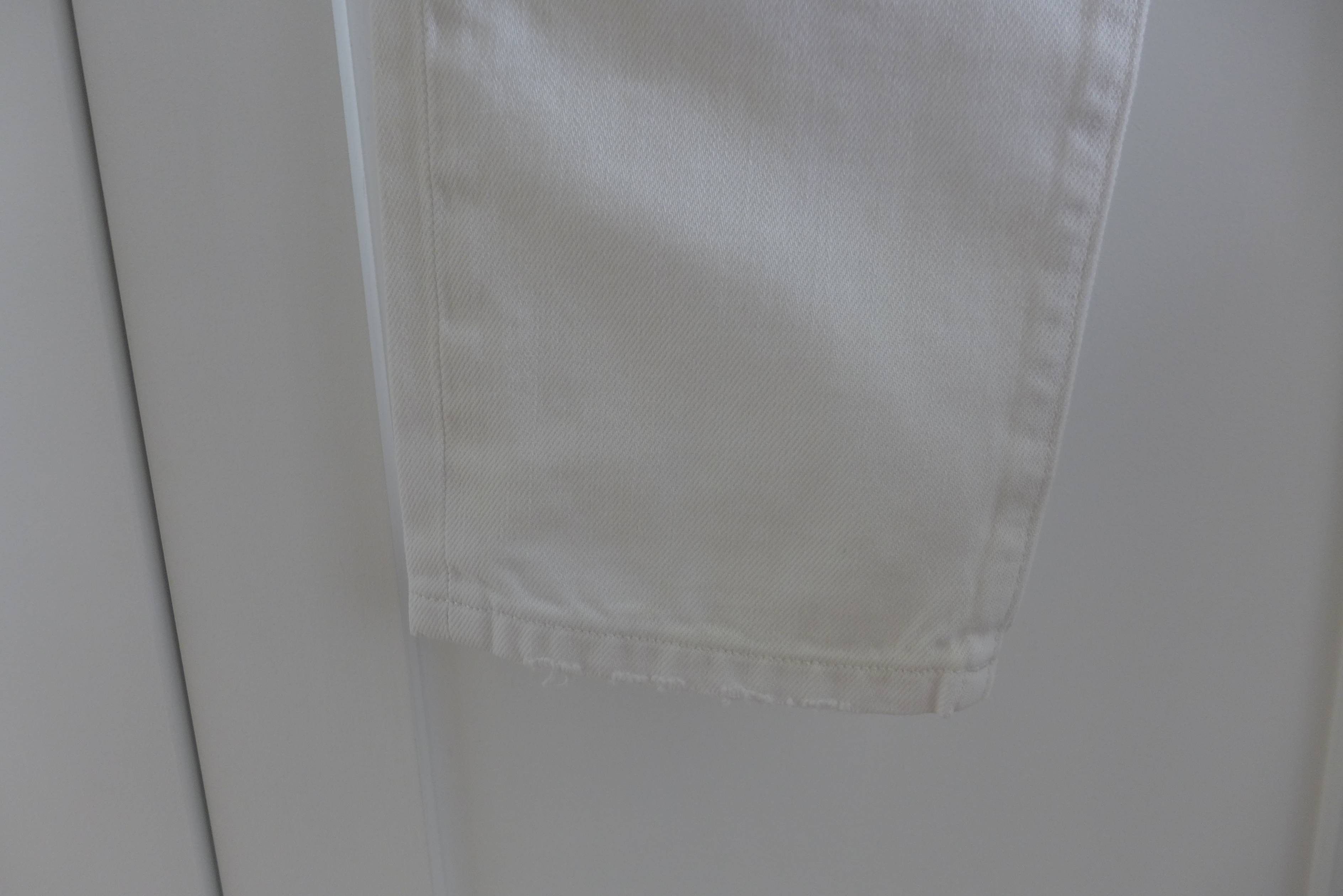 Saint Laurent Paris Saint Laurent D10 White Distressed Denim Jeans Size US 32 / EU 48 - 12 Thumbnail