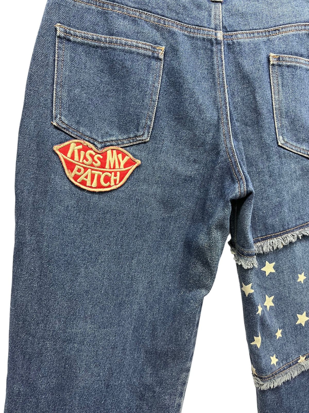 Japanese Brand FYE🔥FOXY Patches Hagi Patchwork Hysteric Star Design Flare Size US 29 - 9 Thumbnail