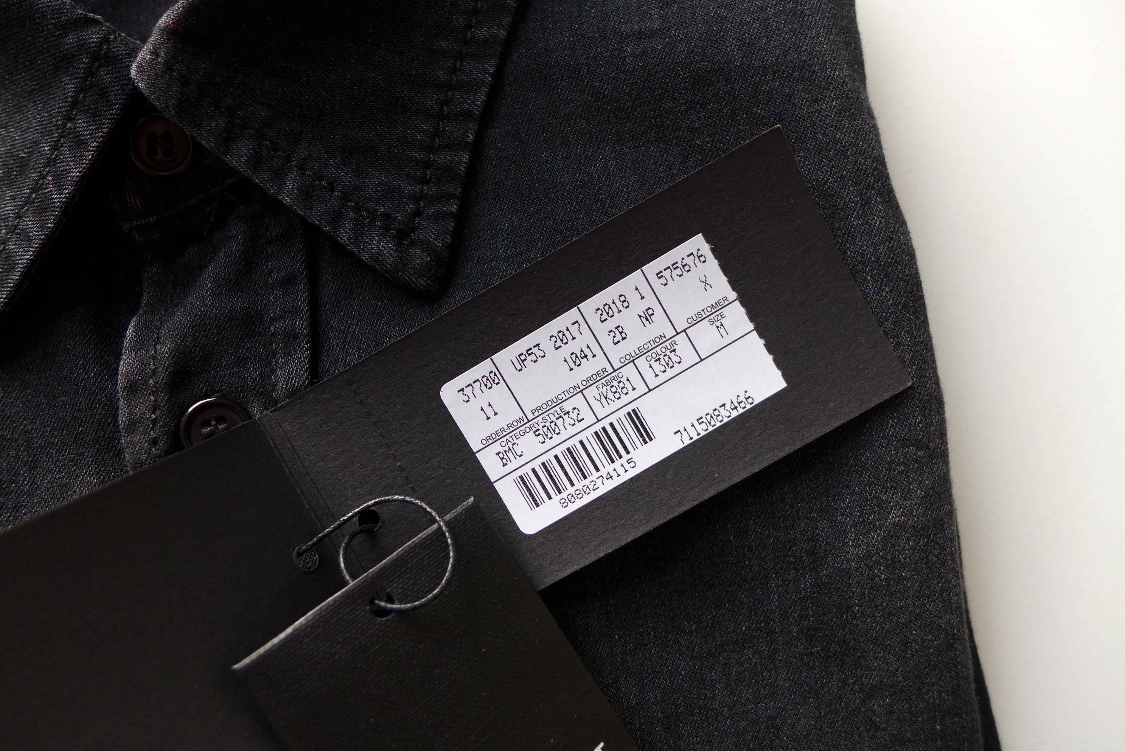 Saint Laurent Paris Saint Laurent Army Stamp Denim Shirt - Vintage Black Size US M / EU 48-50 / 2 - 11 Thumbnail