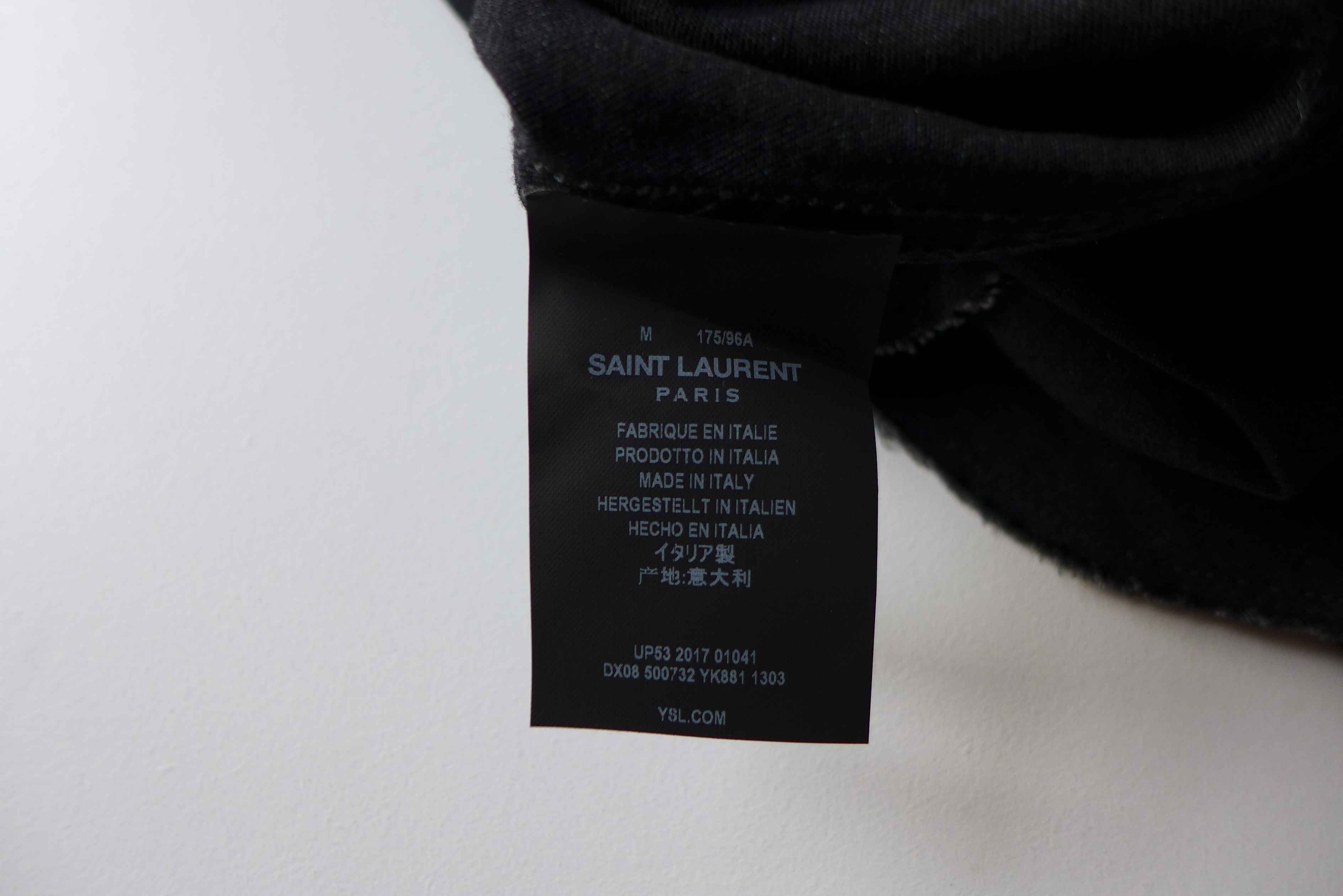 Saint Laurent Paris Saint Laurent Army Stamp Denim Shirt - Vintage Black Size US M / EU 48-50 / 2 - 12 Thumbnail
