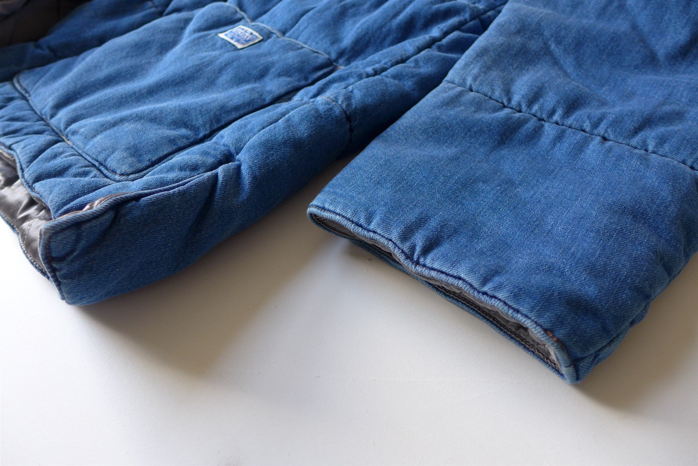 Kapital Kapital Quilted Samu Blouson - 8oz Washed Indigo Denim Size US XL / EU 56 / 4 - 12 Thumbnail