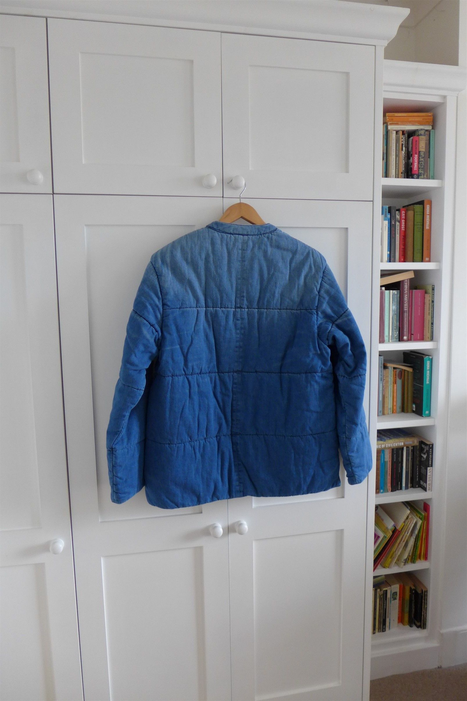 Kapital Kapital Quilted Samu Blouson - 8oz Washed Indigo Denim Size US XL / EU 56 / 4 - 10 Thumbnail