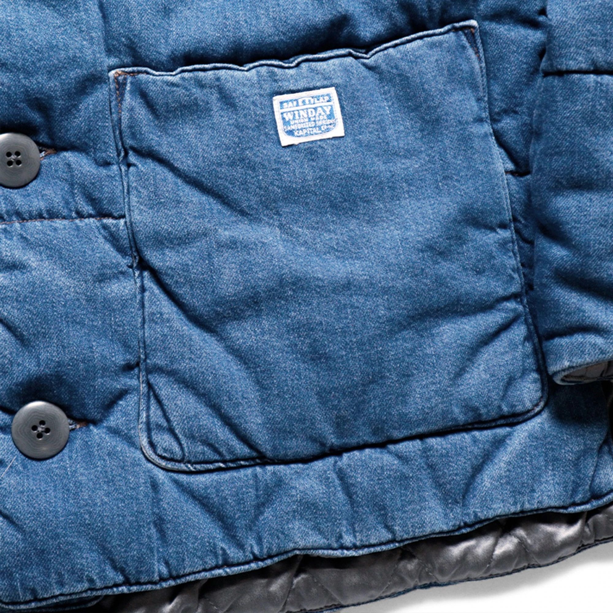 Kapital Kapital Quilted Samu Blouson - 8oz Washed Indigo Denim Size US XL / EU 56 / 4 - 8 Thumbnail