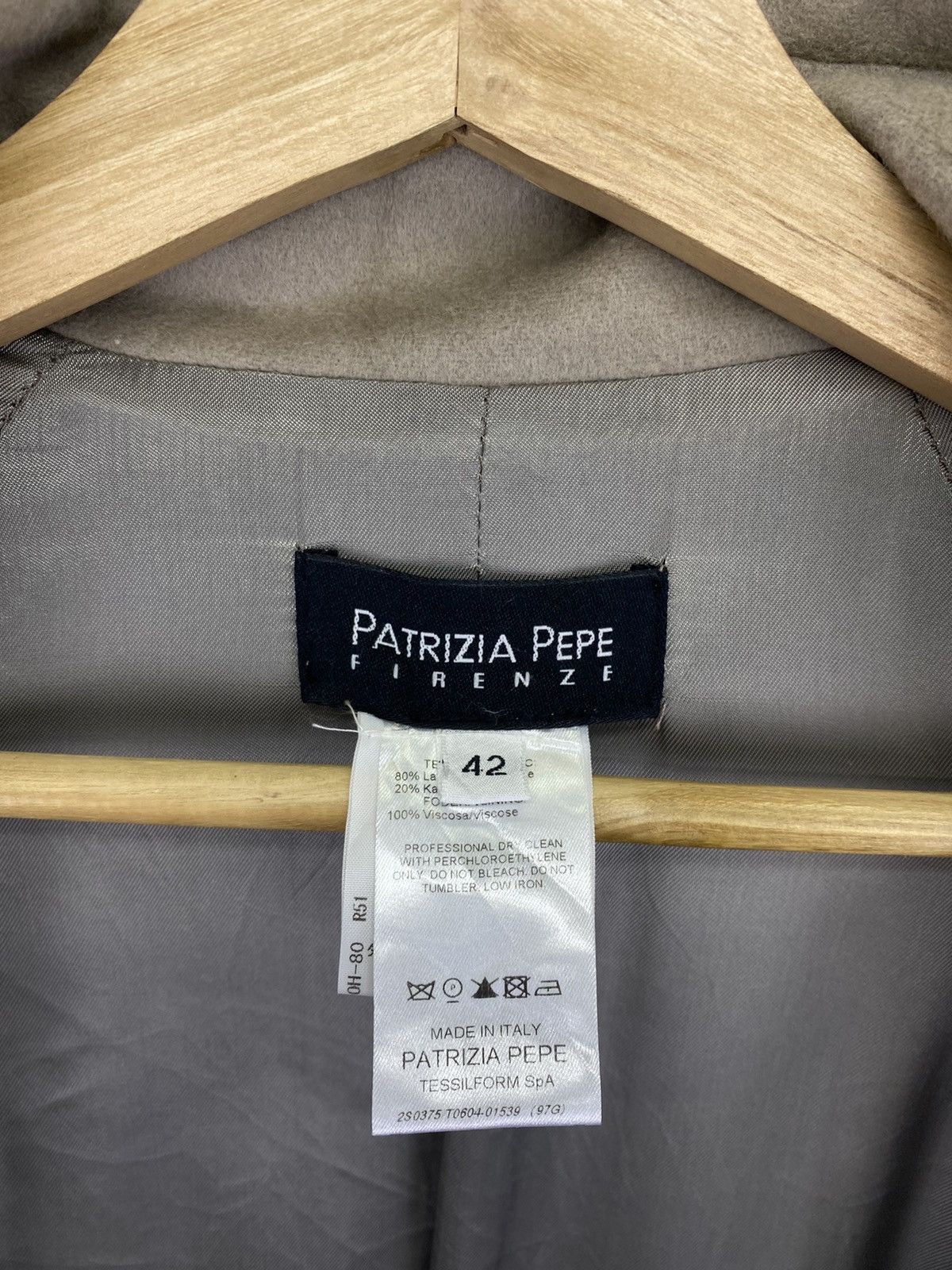 Patrizia Pepe Vintage Patrizia Pepe Belted Long Coats Size M / US 6-8 / IT 42-44 - 7 Thumbnail