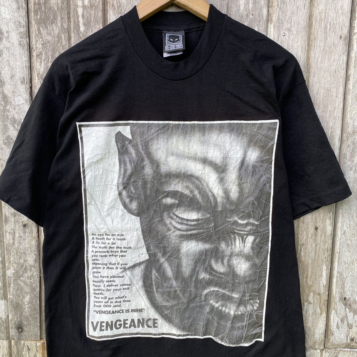 Vintage 💥SICK💥Vintage 90s Da Link Went ERD GRUNGE GRAIL OG TEE Size US L / EU 52-54 / 3 - 2 Thumbnail
