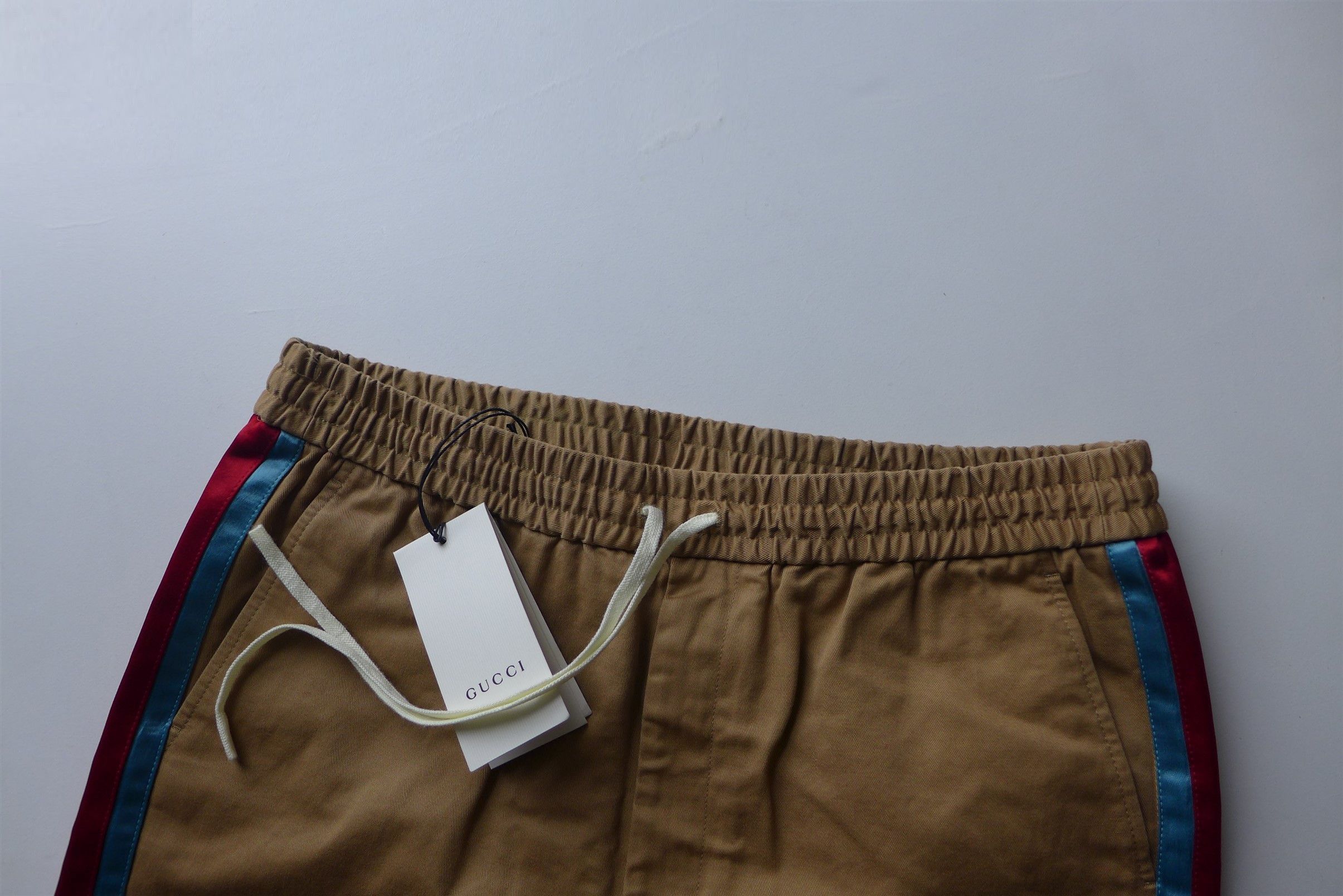 Gucci Gucci Taped Logo Chinos --- Tan Cotton Size US 30 / EU 46 - 4 Thumbnail