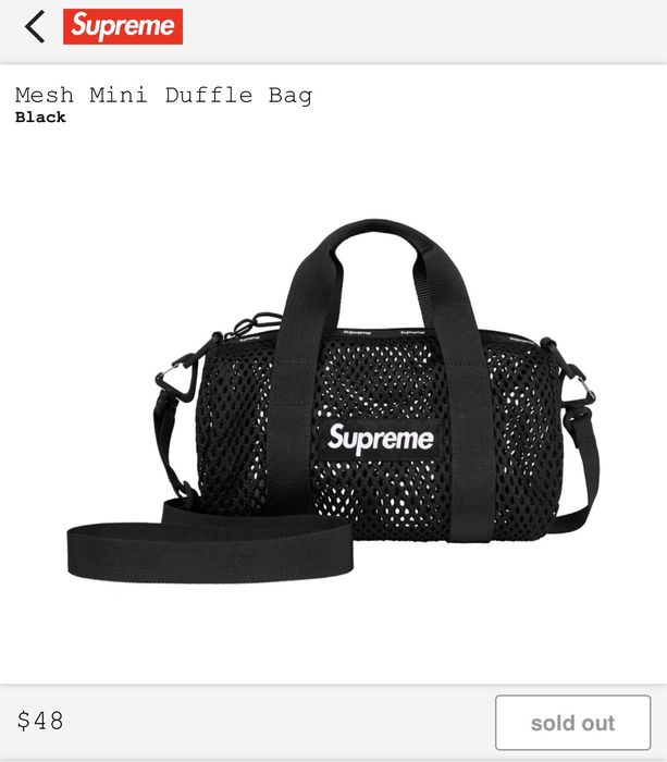 Supreme Supreme Mini Duffle Bag | Grailed