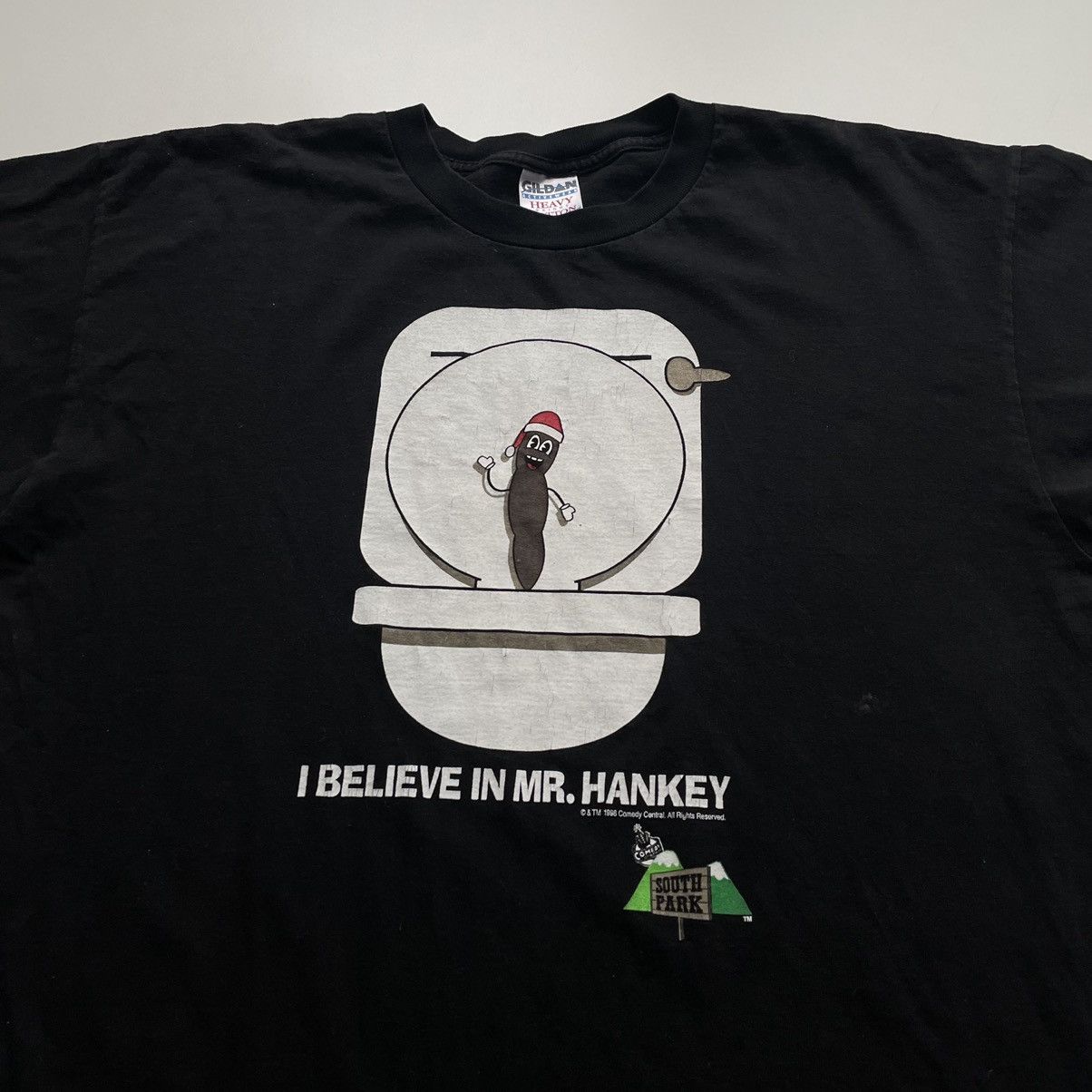 Vintage Vintage 1990s South Park Mr. Hanky Graphic T Shirt XL Rare Size US XL / EU 56 / 4 - 2 Thumbnail