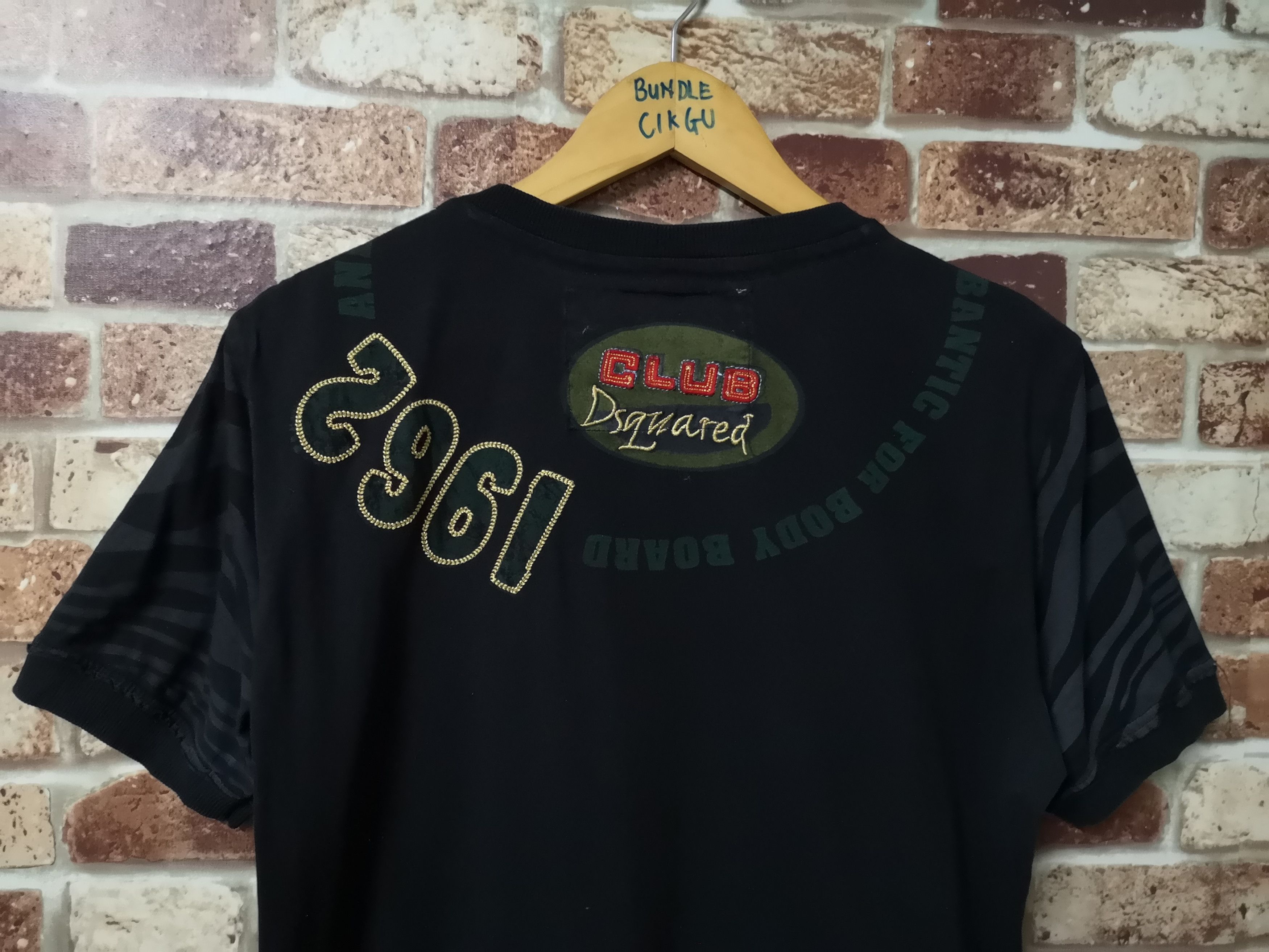 Designer × Dsquared2 DSQUARED EMBROIDERY LOGO TEE Size US XL / EU 56 / 4 - 6 Thumbnail