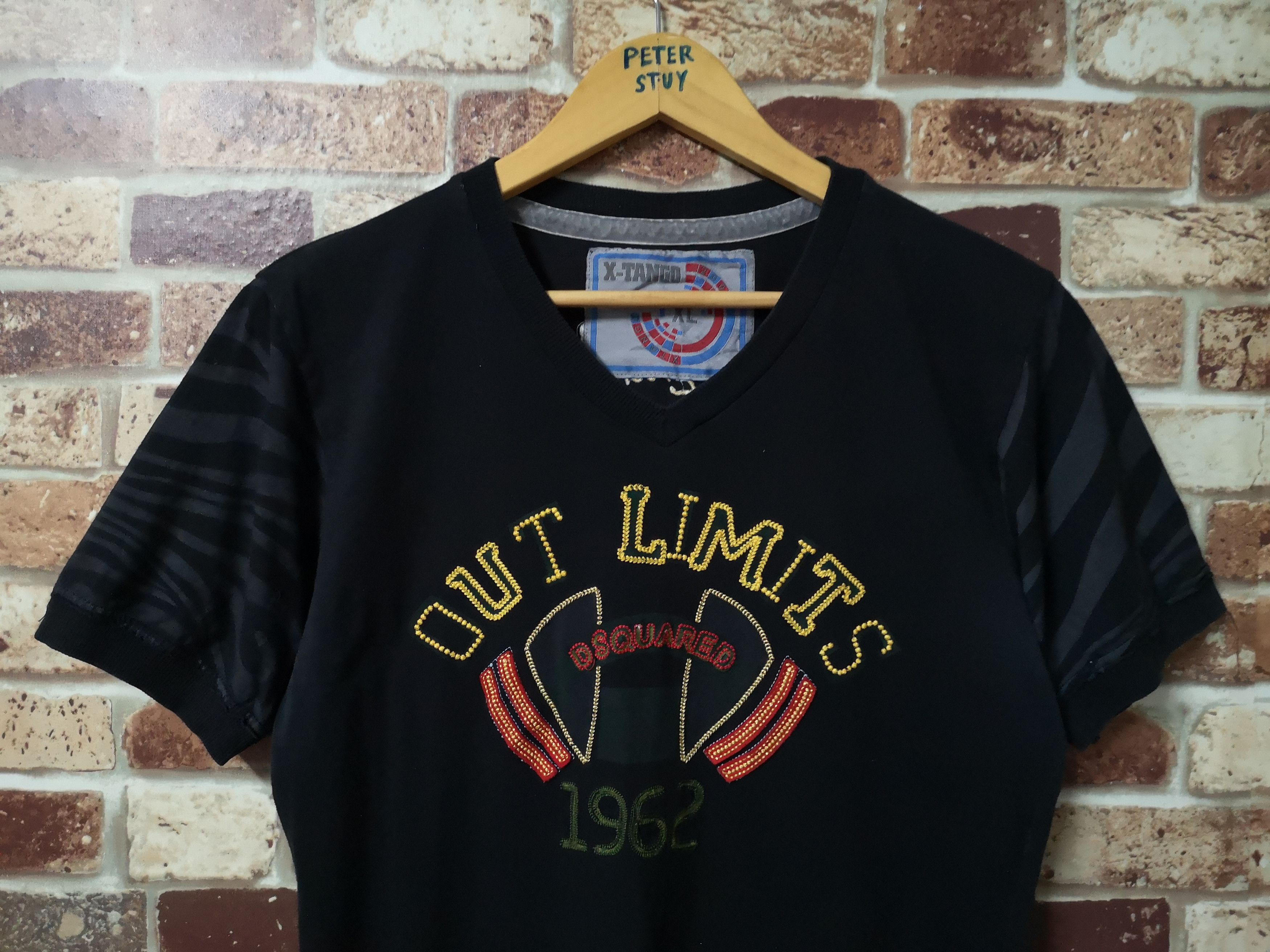 Designer × Dsquared2 DSQUARED EMBROIDERY LOGO TEE Size US XL / EU 56 / 4 - 2 Thumbnail