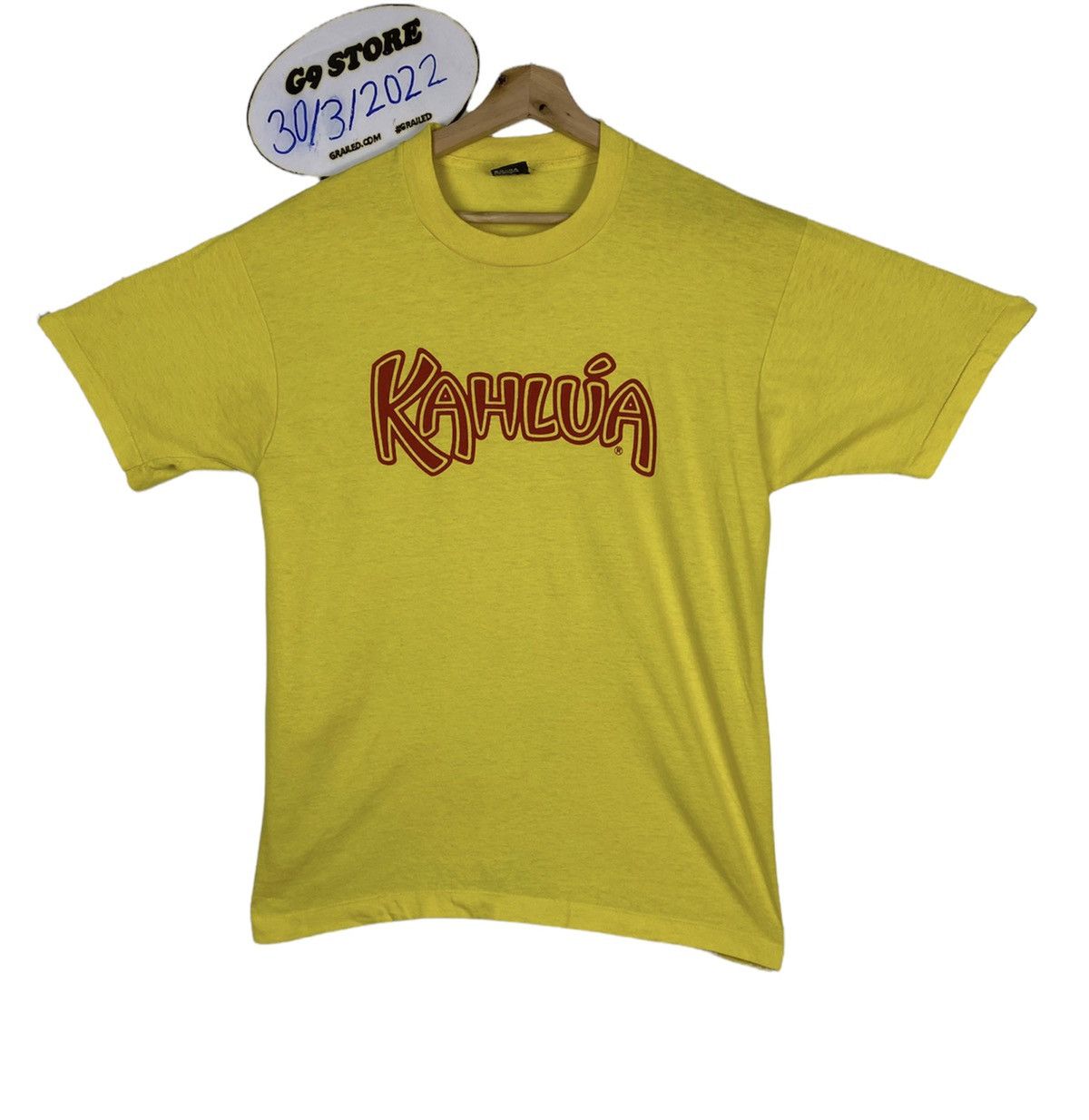 Vintage OFFER 🔥 Vintage Kahlua Spellout Tshirt Tee Size US L / EU 52-54 / 3 - 1 Thumbnail