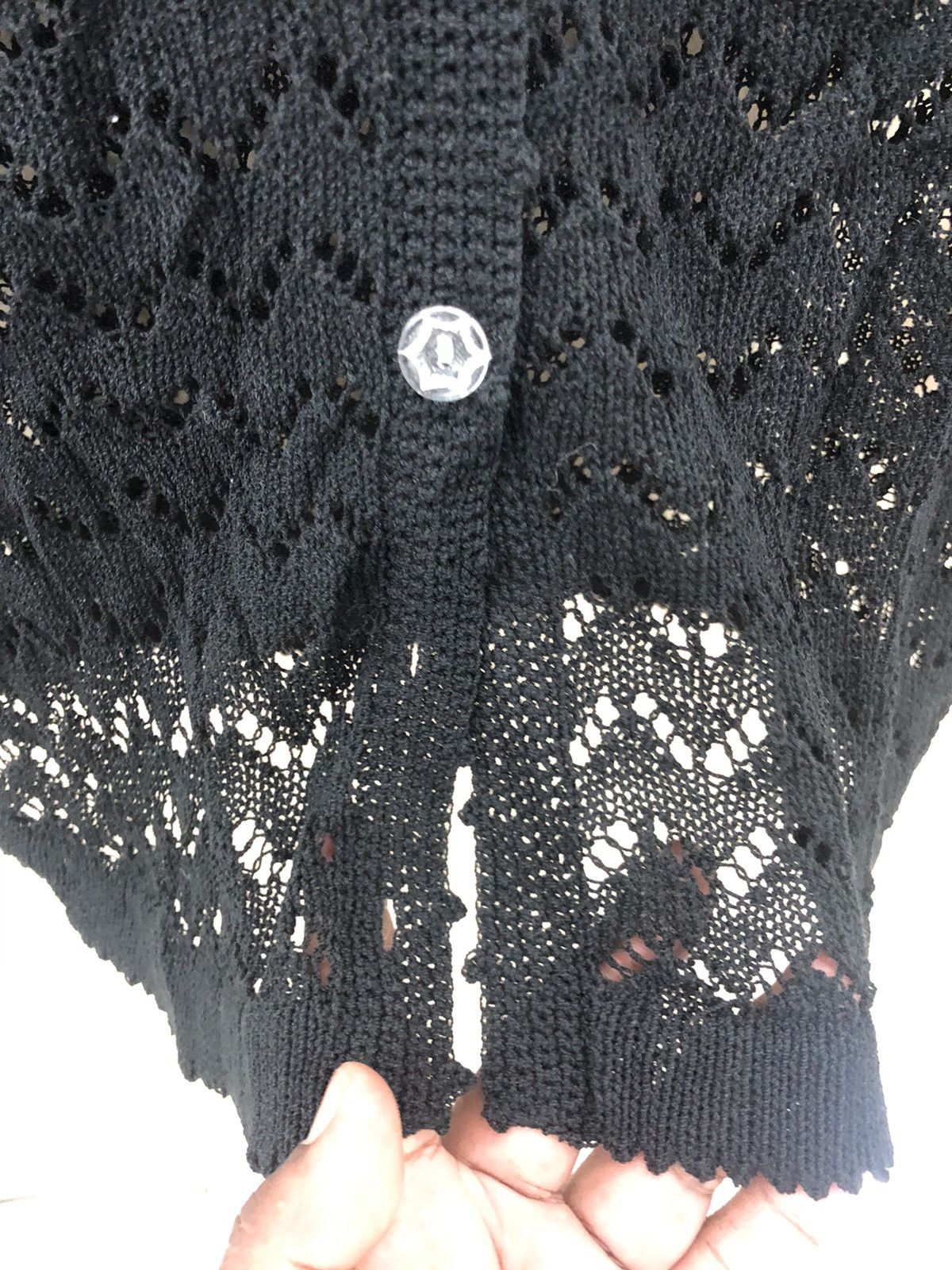 Japanese Brand Unbrand Mesh Cardigan size S Size US S / EU 44-46 / 1 - 5 Thumbnail