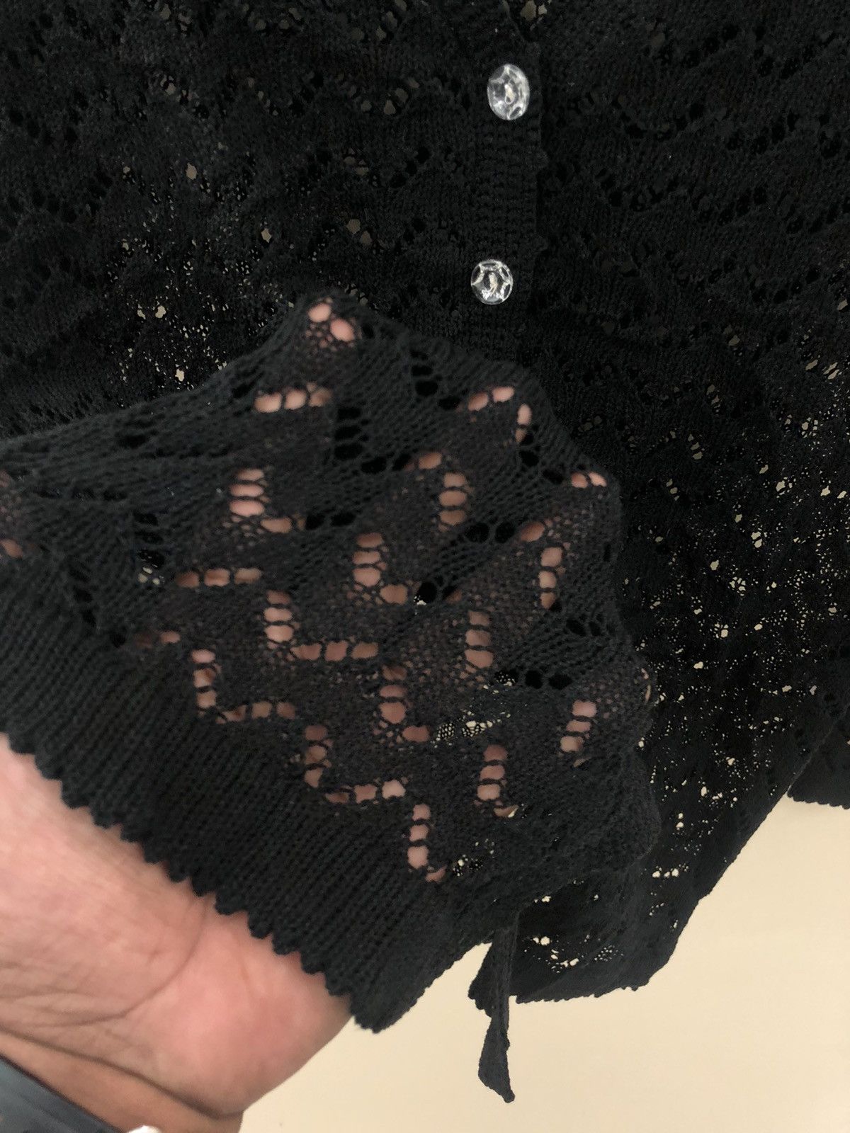 Japanese Brand Unbrand Mesh Cardigan size S Size US S / EU 44-46 / 1 - 7 Thumbnail