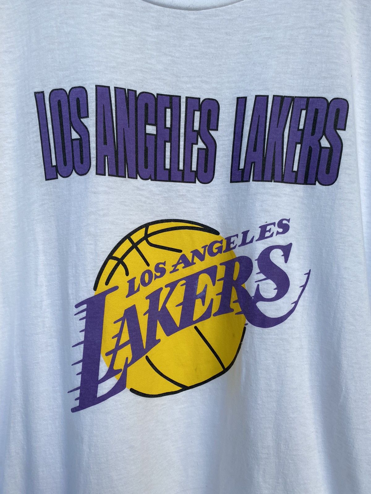 NBA × Nike × Vintage 🔥RARE🔥VINTAGE L.A LAKERS TEE Size US L / EU 52-54 / 3 - 2 Thumbnail