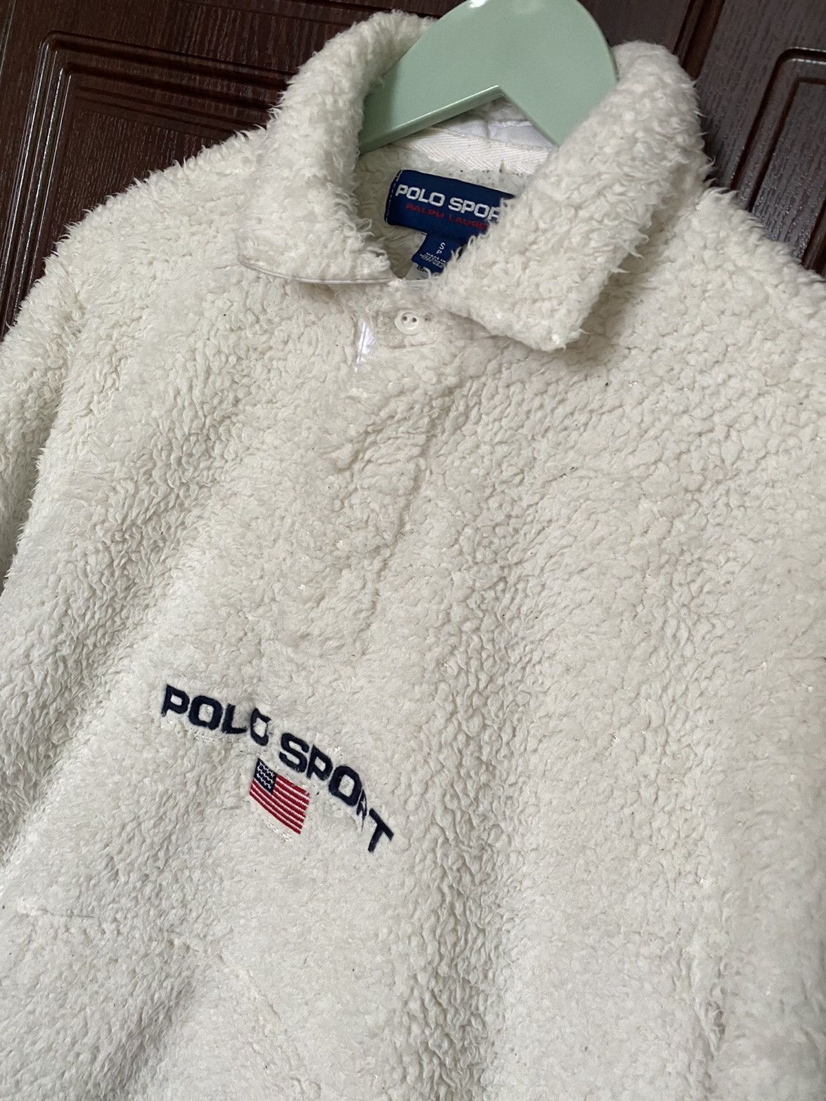 Ralph Lauren Vintage Polo Sport Ralph Lauren USA Fleece Sweatshirt Y2K Size US S / EU 44-46 / 1 - 2 Thumbnail