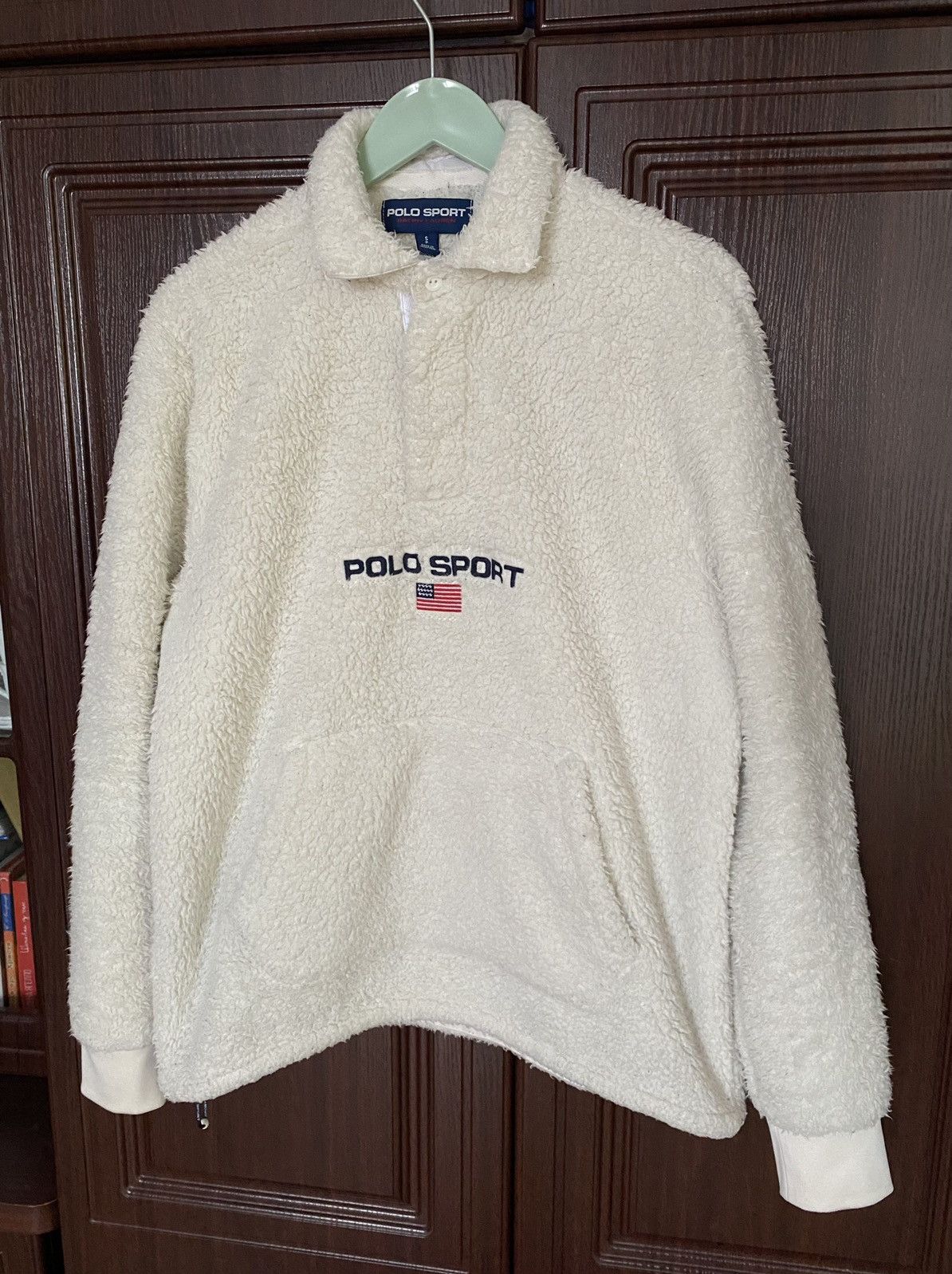 Vintage Polo Sport Ralph Lauren USA Fleece Sweatshirt Y2K
