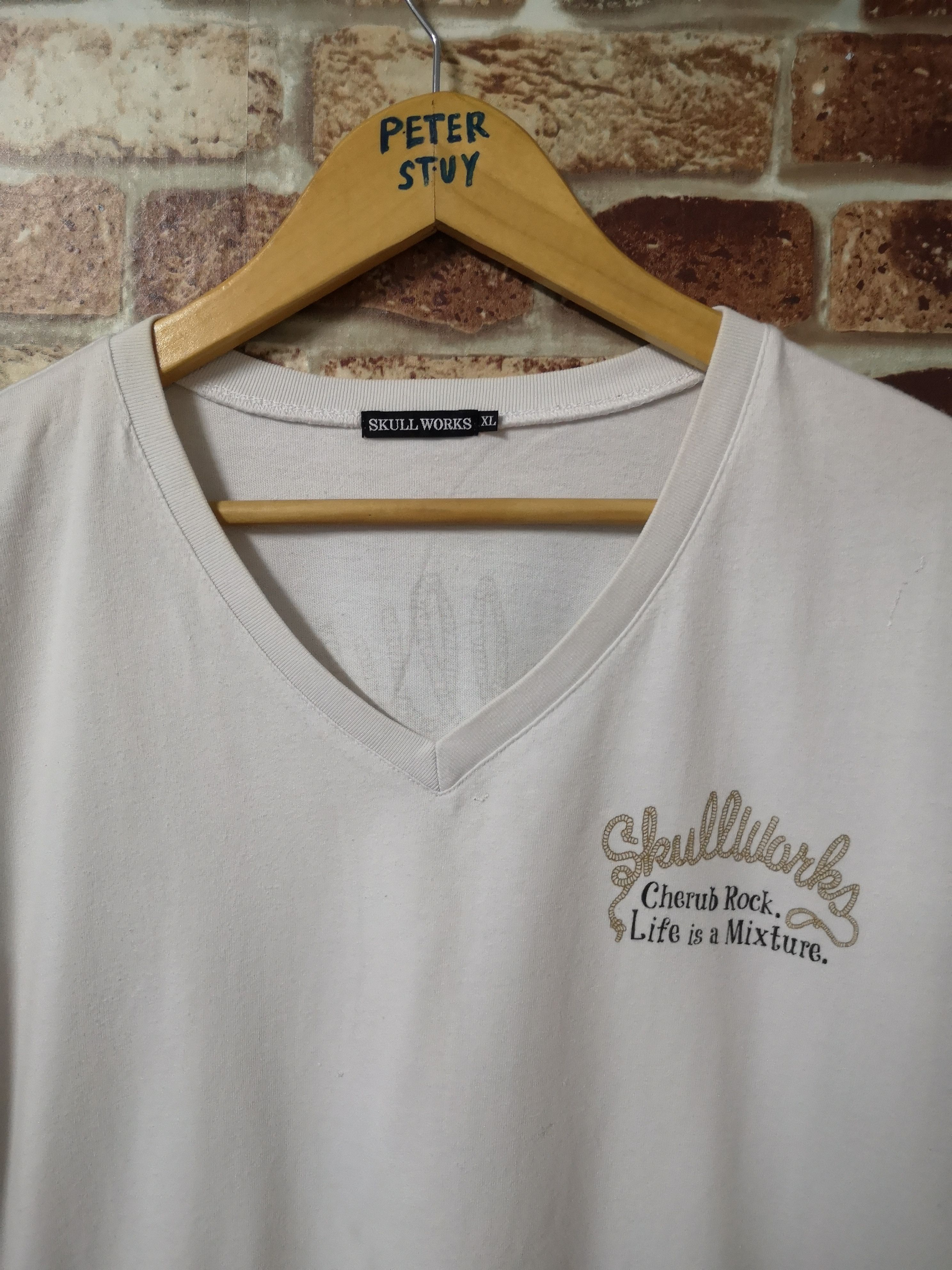 Japanese Brand × Vintage "CHERUB ROCK LIFE IS A MIXTURE" by BY SKULL WORKS Size US XL / EU 56 / 4 - 4 Thumbnail