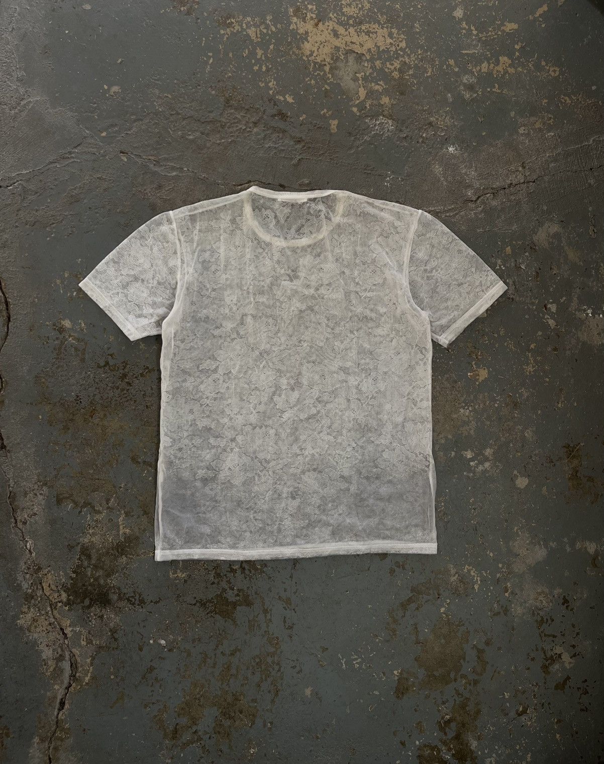 Helmut Lang Helmut Lang SS96 Floral Mesh Tee Size US M / EU 48-50 / 2 - 5 Thumbnail
