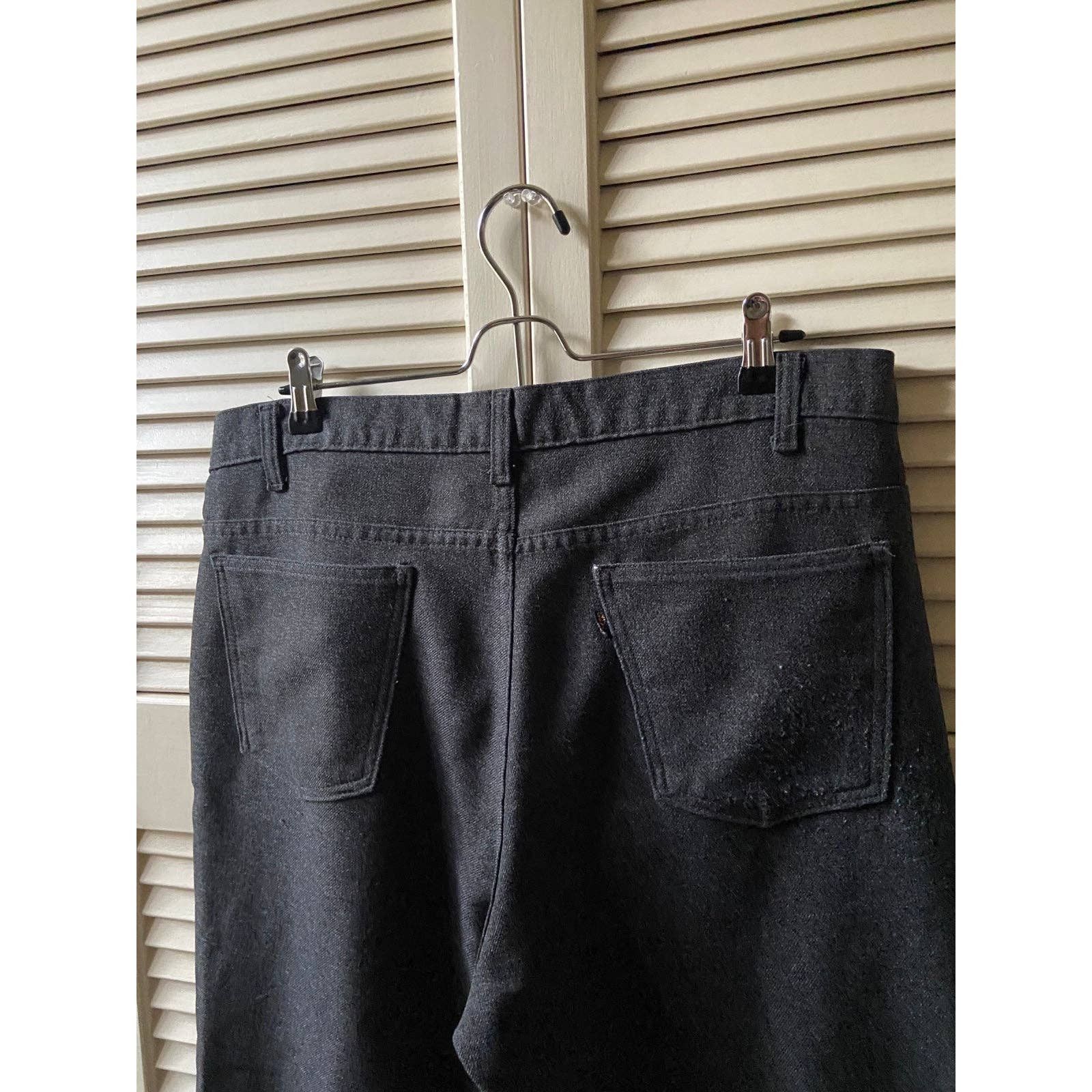Levi's Vintage Levi’s 517 Black Tab Polyester Bootcut Flare Pants Size US 36 / EU 52 - 9 Thumbnail