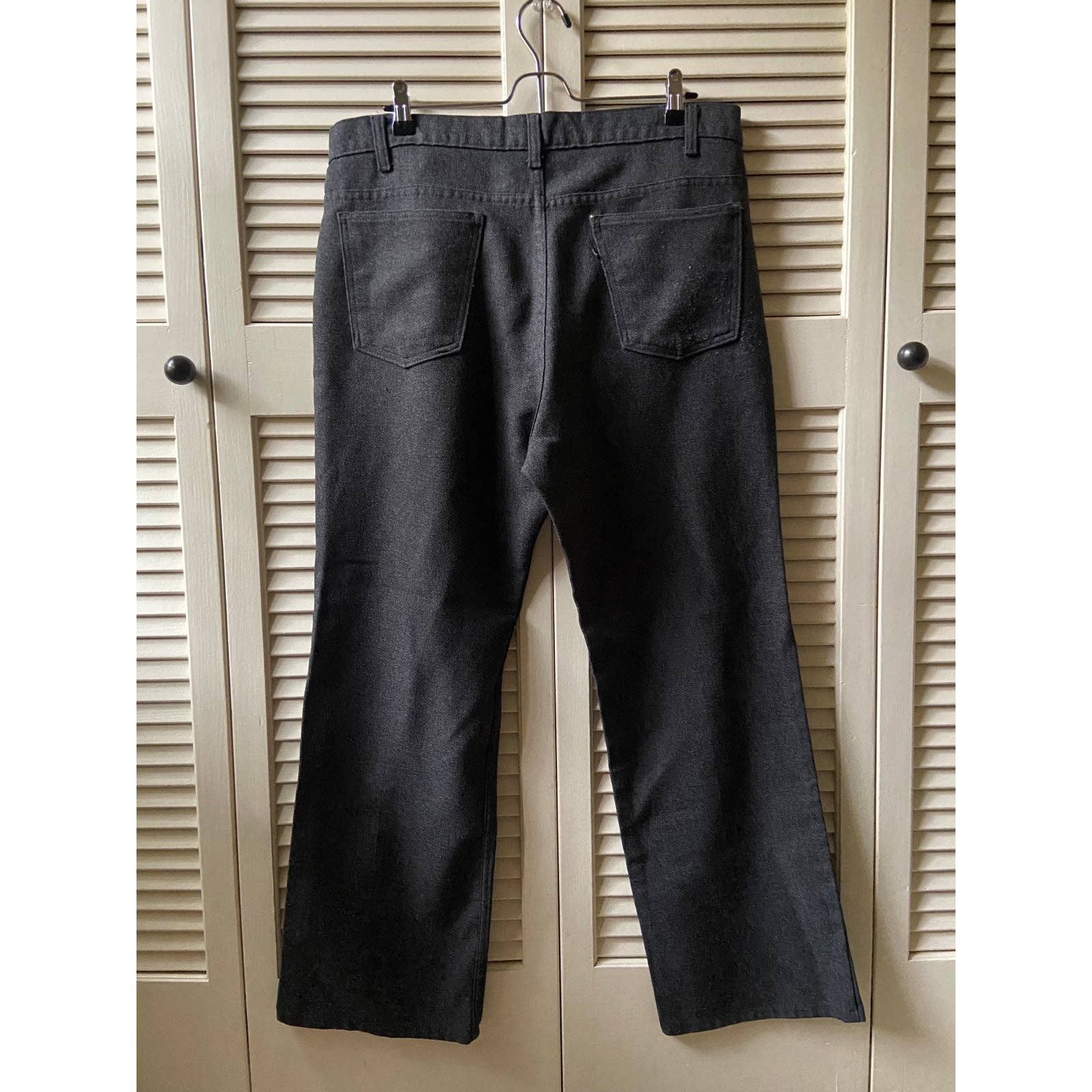 Levi's Vintage Levi’s 517 Black Tab Polyester Bootcut Flare Pants Size US 36 / EU 52 - 6 Thumbnail