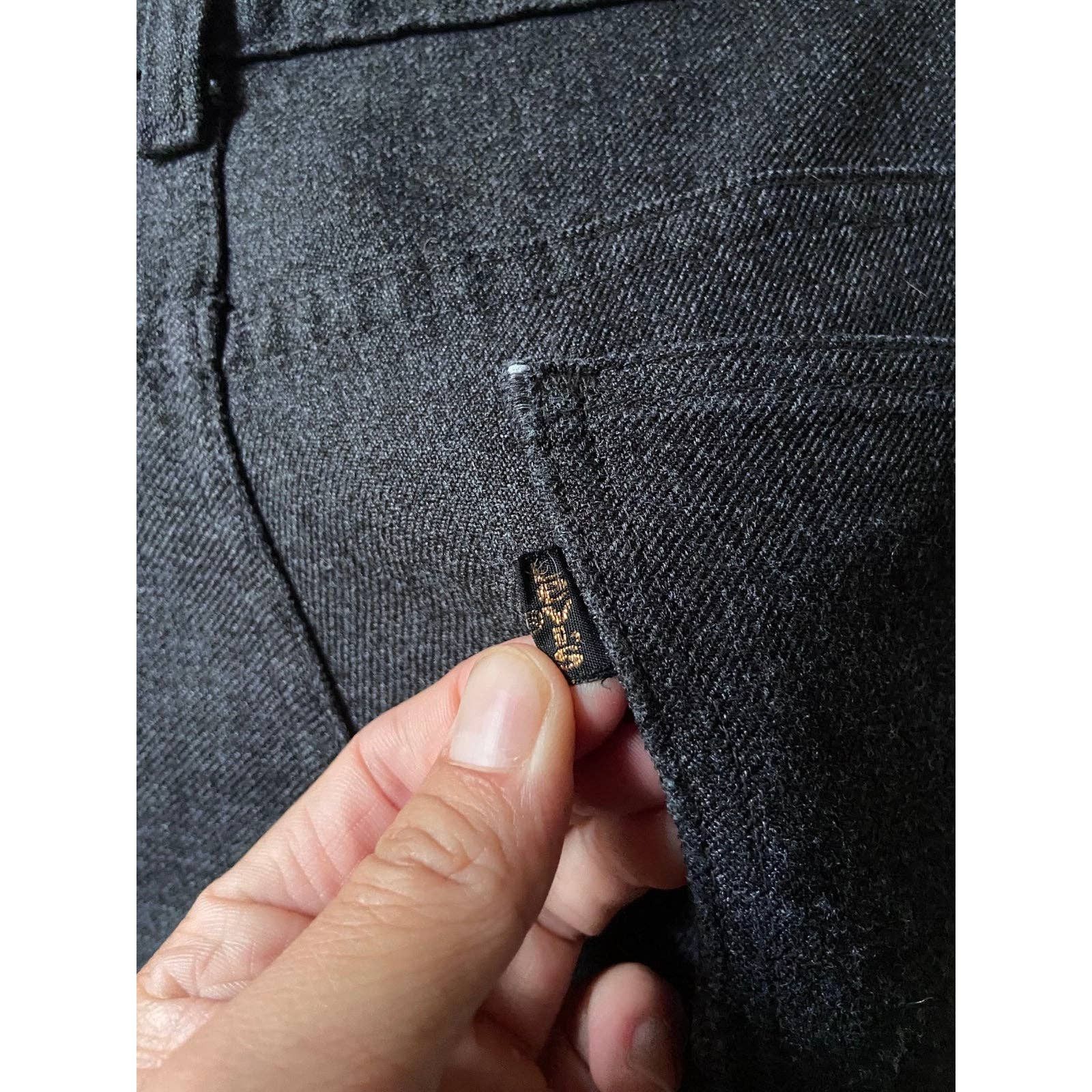 Levi's Vintage Levi’s 517 Black Tab Polyester Bootcut Flare Pants Size US 36 / EU 52 - 5 Thumbnail