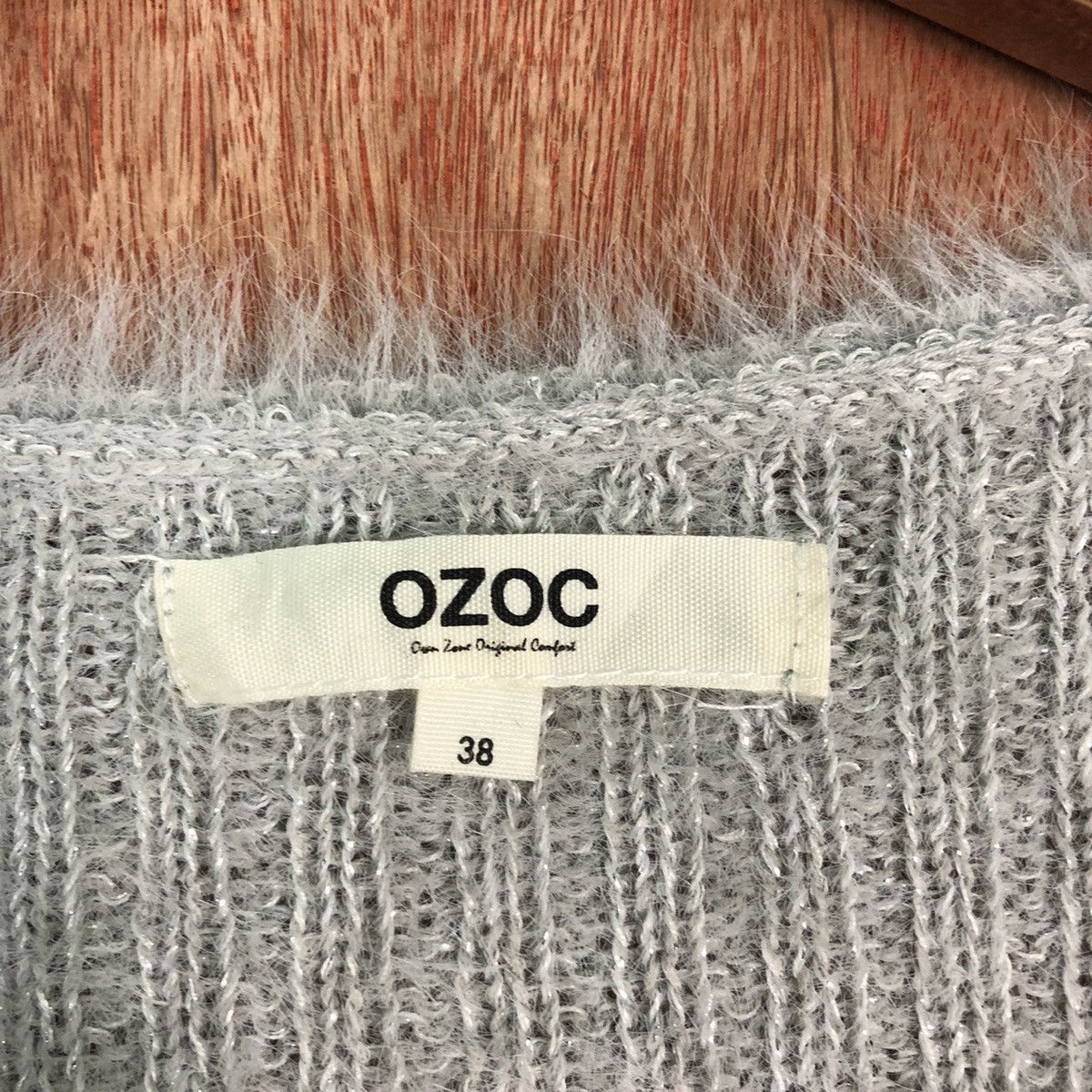 Homespun Knitwear × Japanese Brand OZOC Grey Mohair Knitwear Size US M / EU 48-50 / 2 - 8 Thumbnail