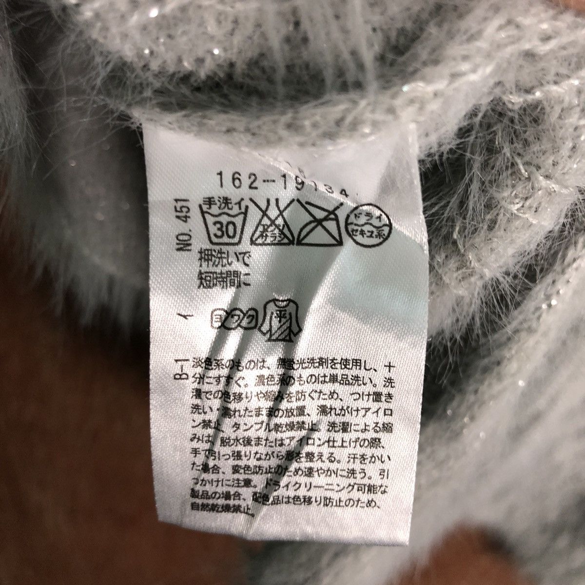 Homespun Knitwear × Japanese Brand OZOC Grey Mohair Knitwear Size US M / EU 48-50 / 2 - 10 Thumbnail