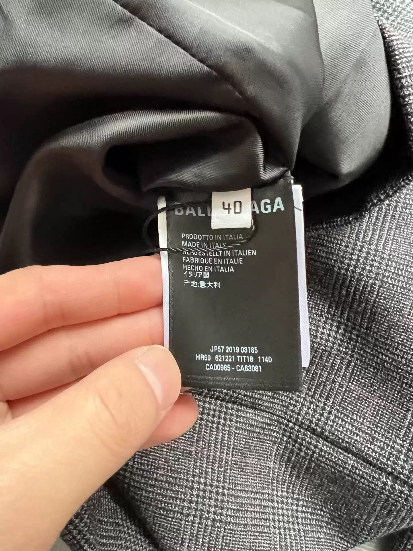 Balenciaga Balenciaga V Collar Suit Coat Size US M / EU 48-50 / 2 - 4 Thumbnail