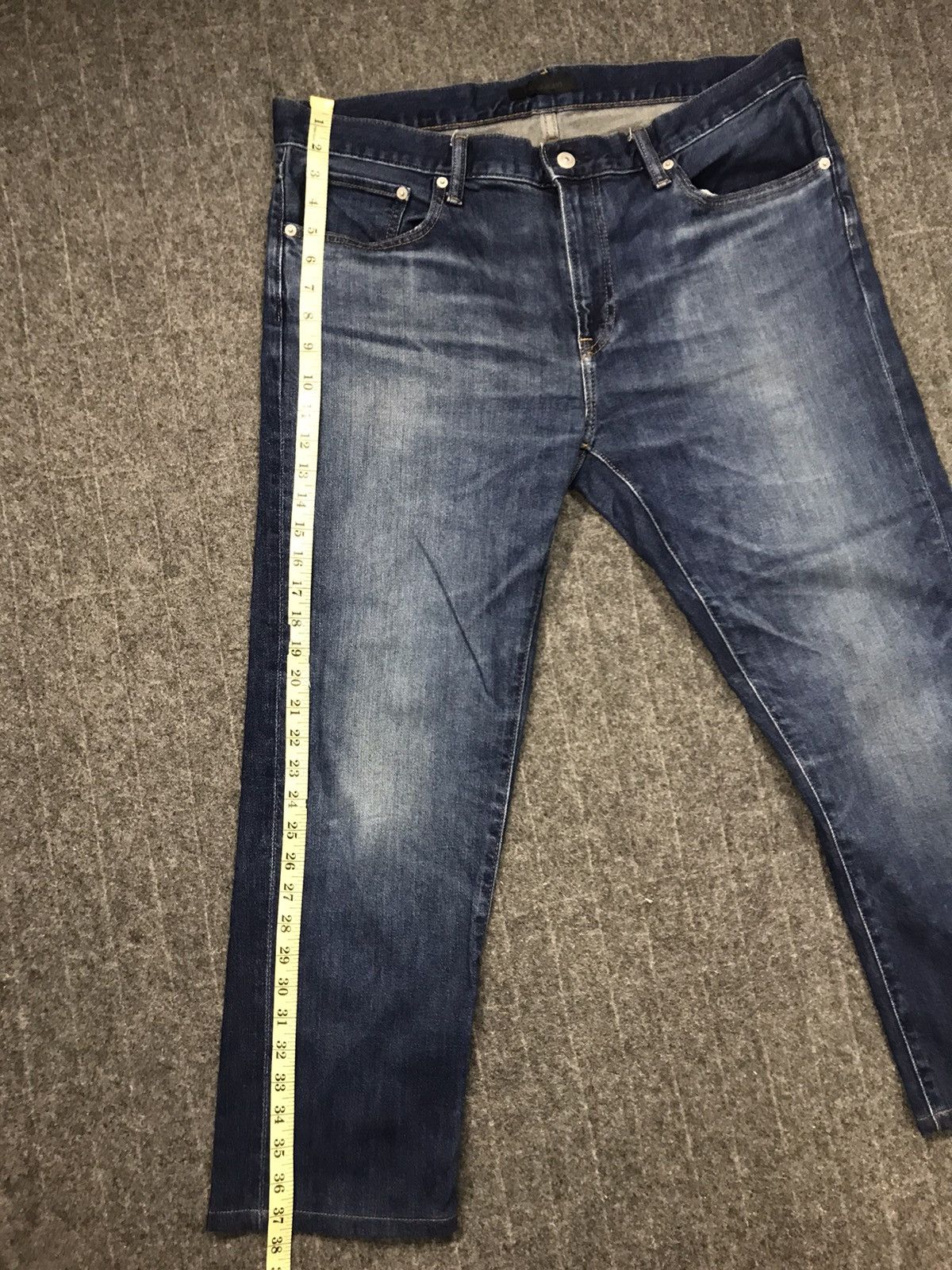 Vintage Japanese Brand Uniqlo Denim Jeans Unisex Fits W 36 37 Size 36" / US 14 / IT 50 - 10 Thumbnail