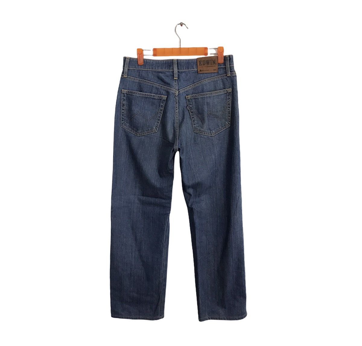 Edwin × Vintage Edwin Soft-Flex Lot 493 Jeans Indigo Straight Cut Size US 31 - 1 Thumbnail