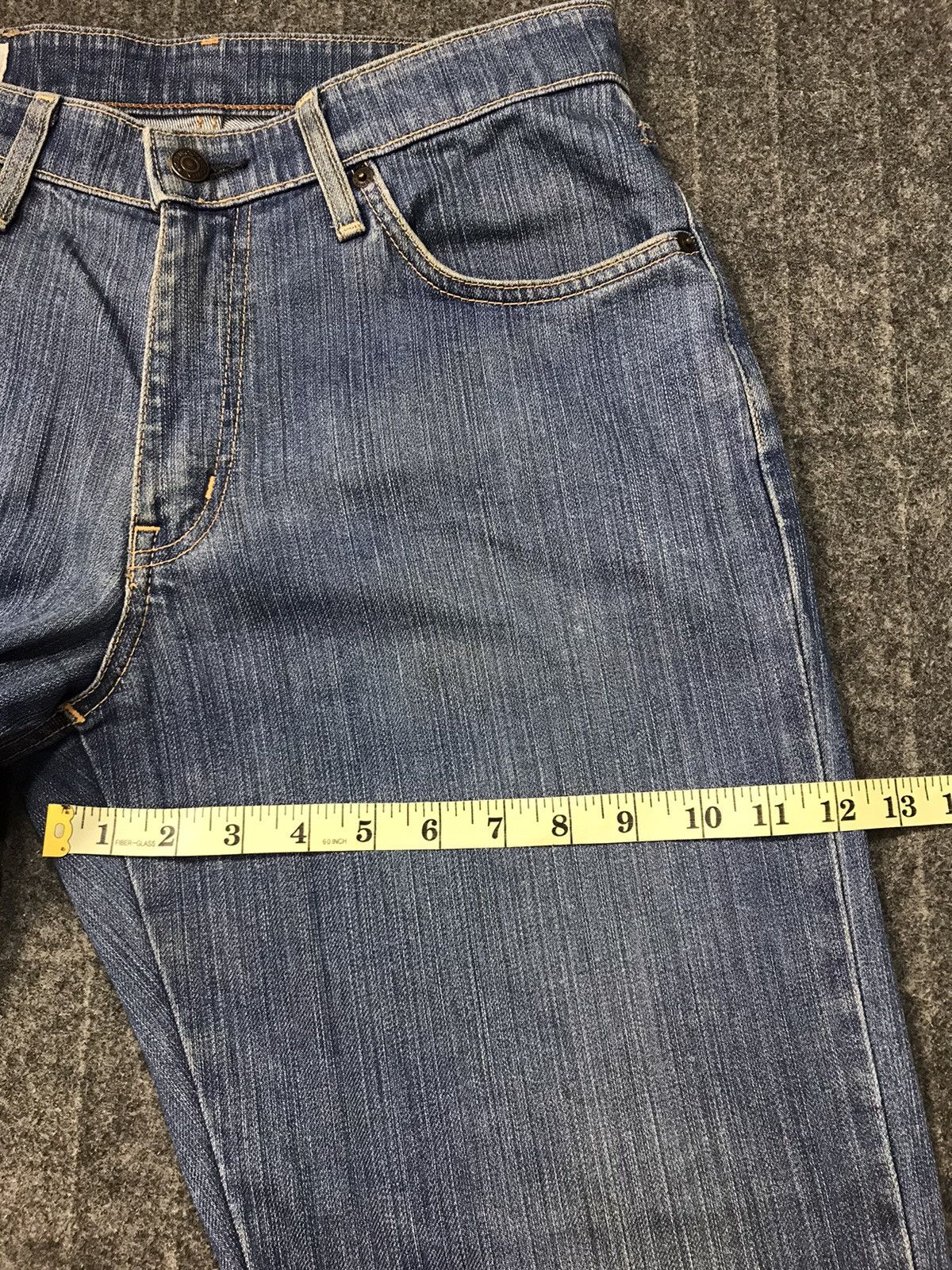 Edwin × Vintage Edwin Soft-Flex Lot 493 Jeans Indigo Straight Cut Size US 31 - 12 Thumbnail