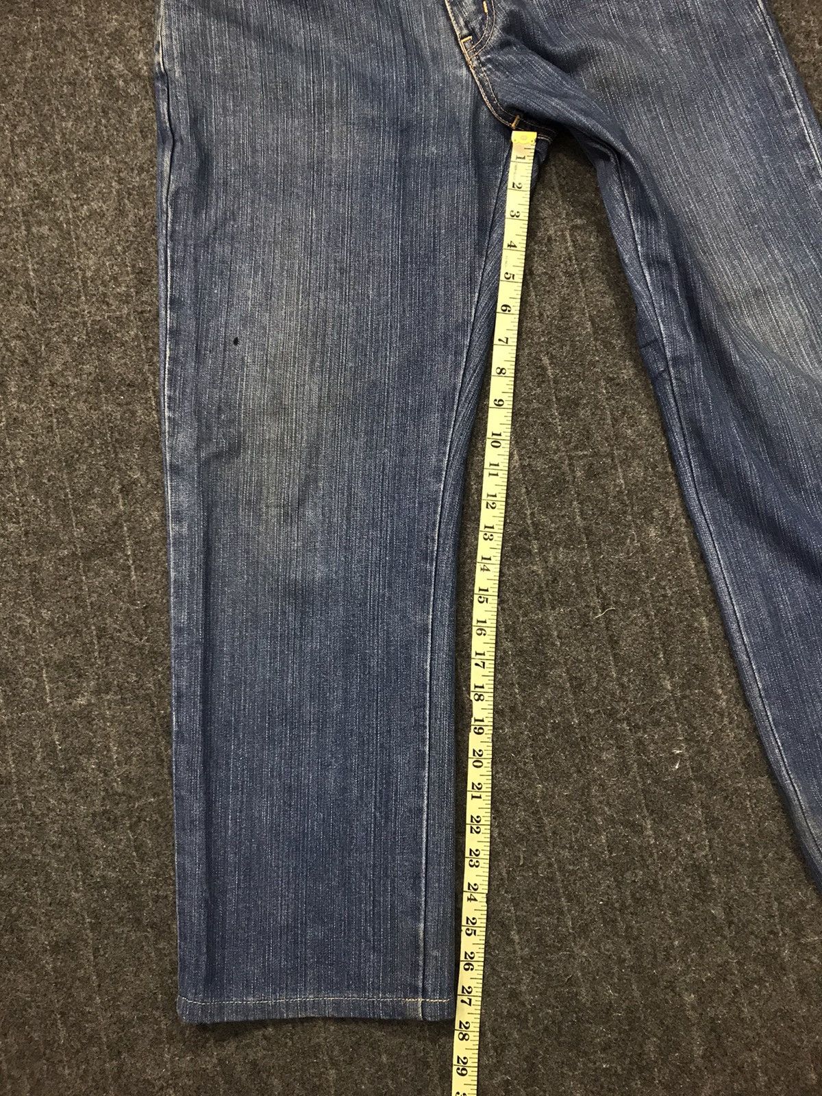 Edwin × Vintage Edwin Soft-Flex Lot 493 Jeans Indigo Straight Cut Size US 31 - 10 Thumbnail