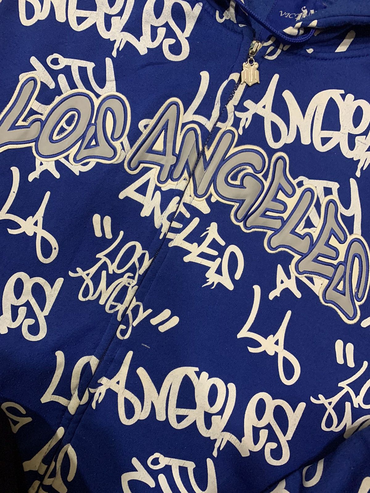 Los Angeles Apparel × Vintage Los Angelas Bomber Style Fullprint Hoodie Signature Size US XL / EU 56 / 4 - 5 Thumbnail