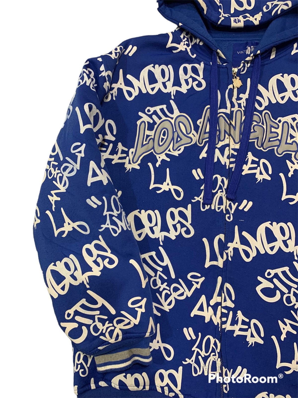 Los Angeles Apparel × Vintage Los Angelas Bomber Style Fullprint Hoodie Signature Size US XL / EU 56 / 4 - 4 Thumbnail