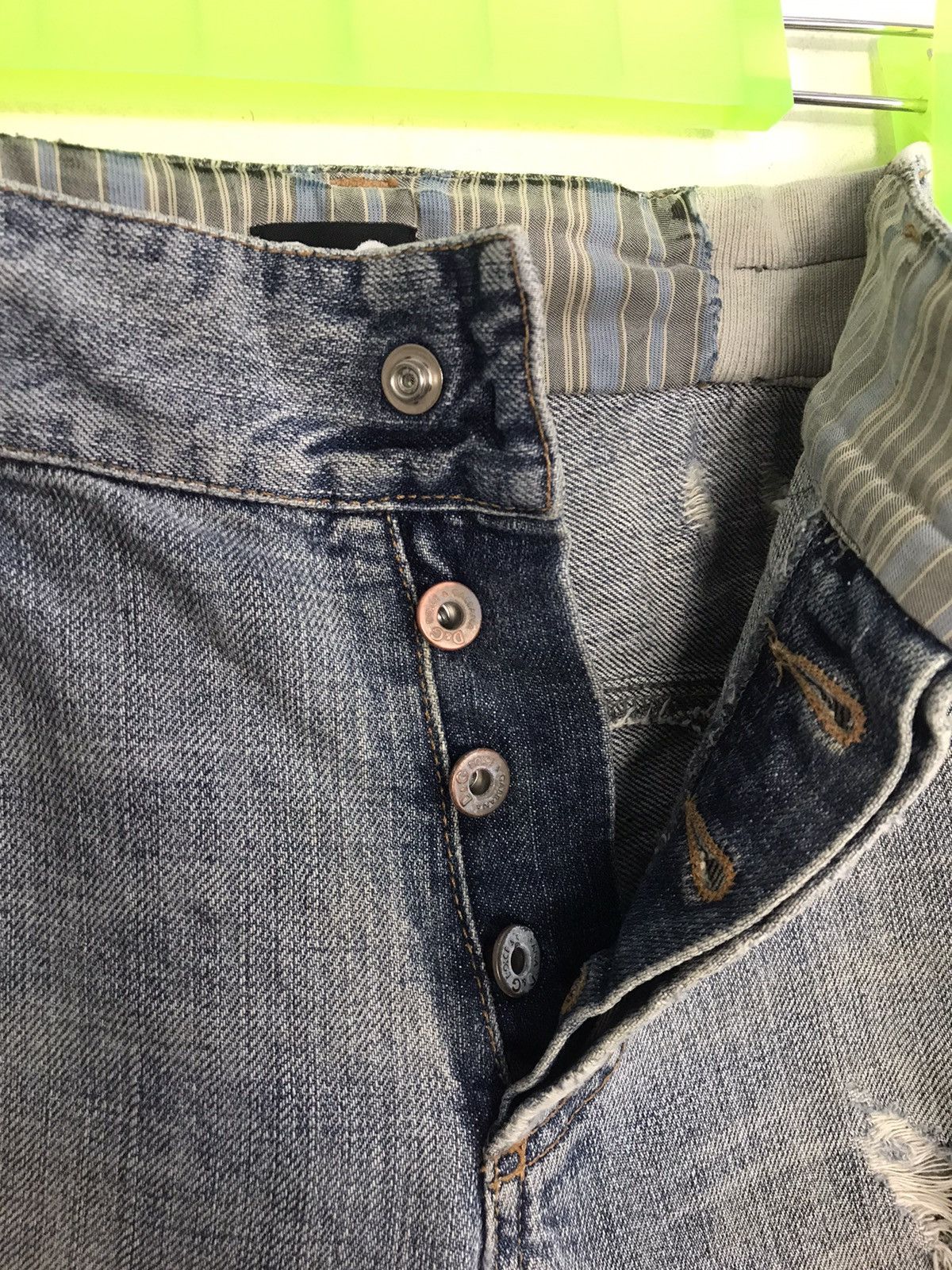 Dolce & Gabbana Dolce & Gabbana It Tierre Spa Buttonfly Indigo Straight Cut Size US 32 / EU 48 - 7 Thumbnail