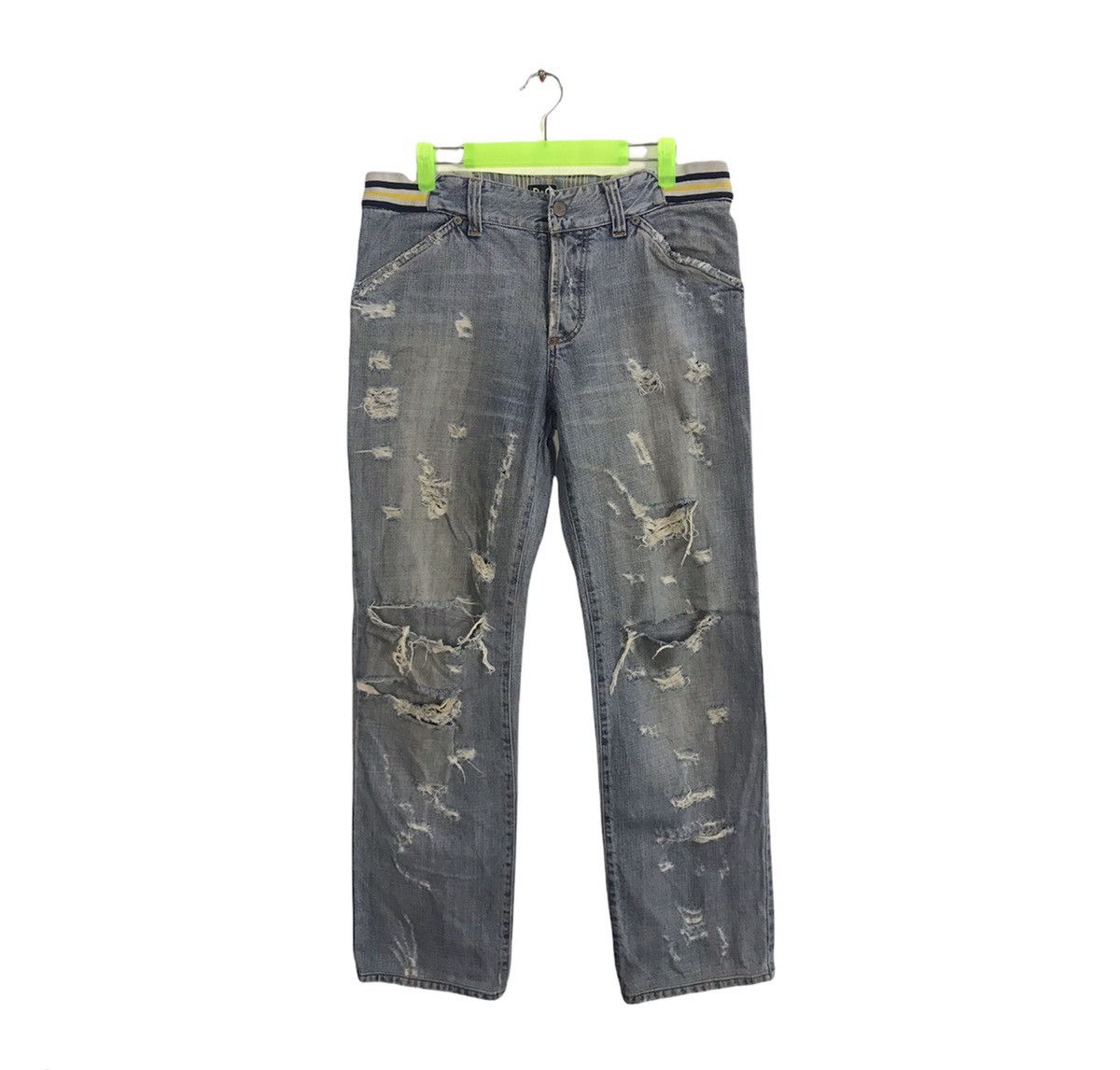 Dolce & Gabbana Dolce & Gabbana It Tierre Spa Buttonfly Indigo Straight Cut Size US 32 / EU 48 - 1 Thumbnail
